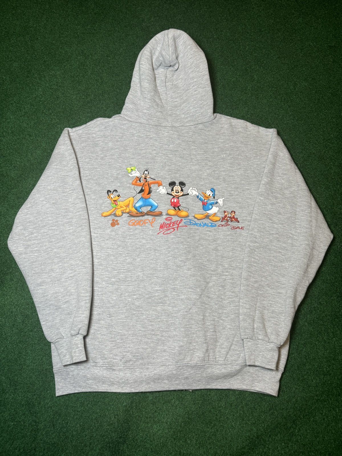 Disney × Vintage Vtg 90s Disney World Character Full Zip Super Soft Hoodie Size US M / EU 48-50 / 2 - 1 Thumbnail