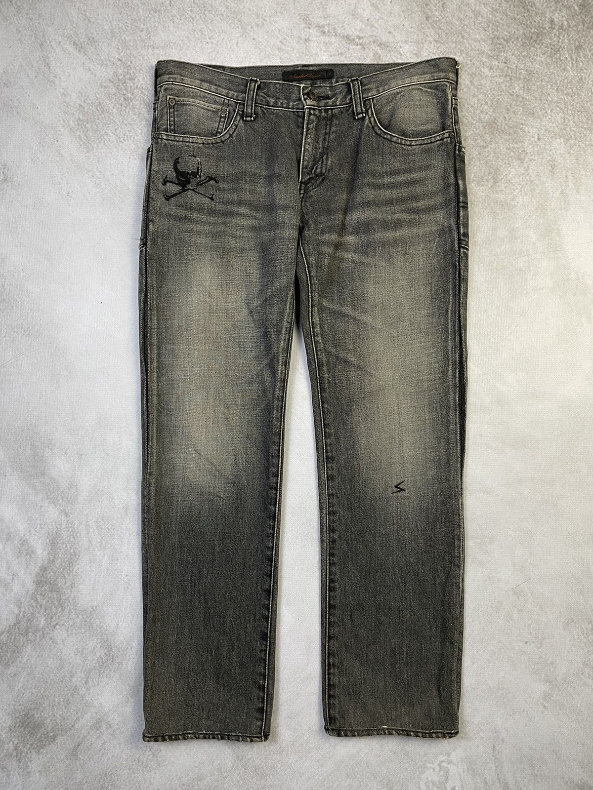 Undercover Undercover AW05 Skull Boro Denim Size US 31 - 1 Thumbnail