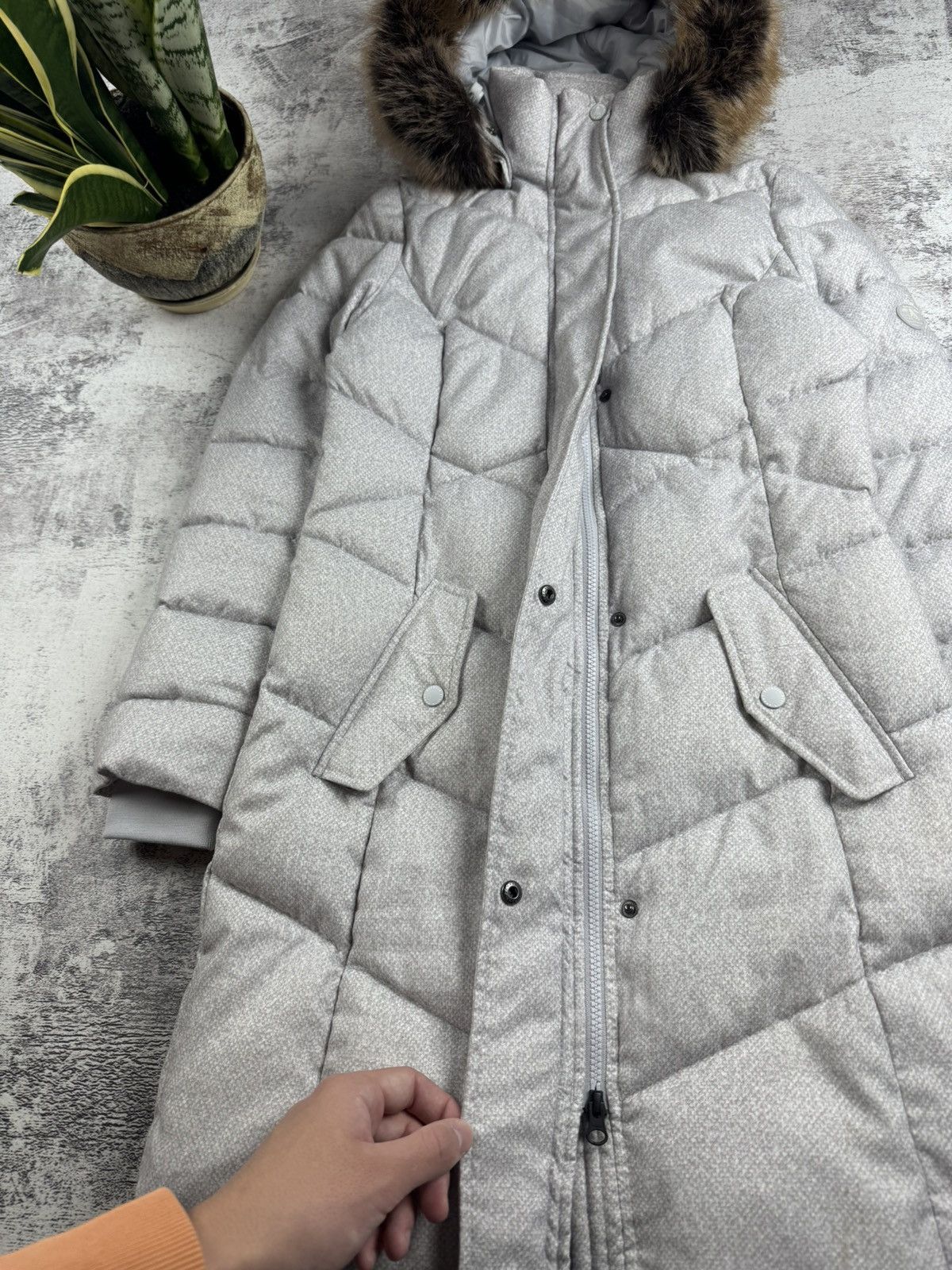 Barbour Barbour Sternway Fur Faux Quilt Women UK 8 Outdoor Down Parka Coat Jacket Puffer Size S / US 4 / IT 40 - 10 Thumbnail