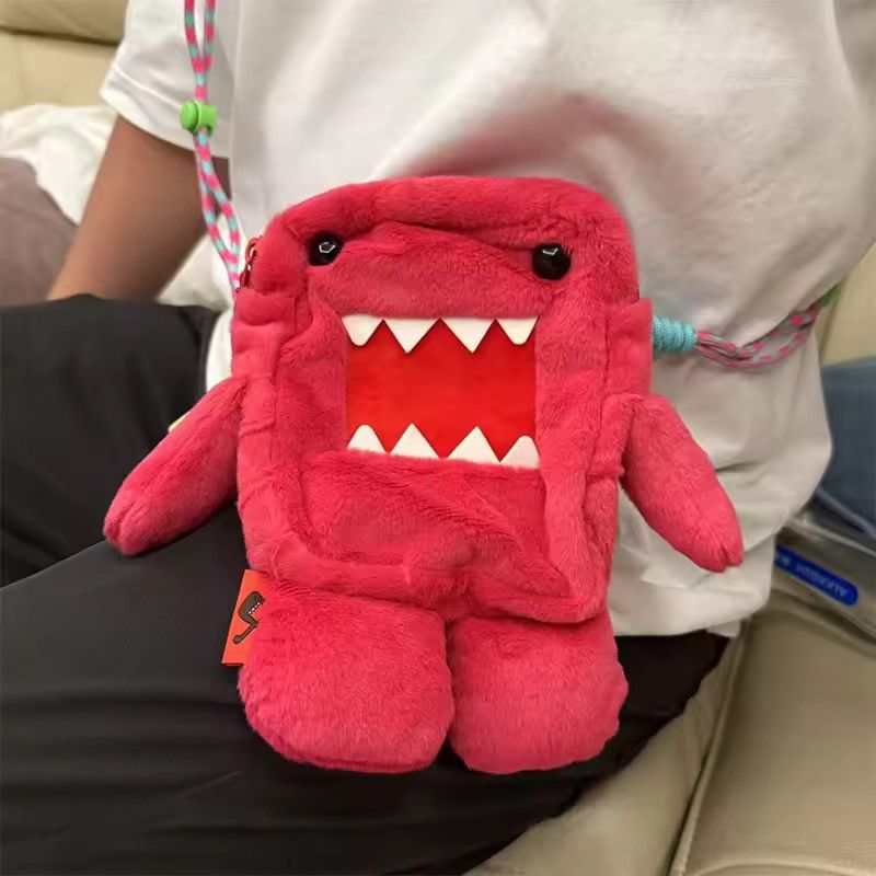 Japanese Brand Kawaii Domo Kun Plush Shoulder Bag Size ONE SIZE - 1 Thumbnail