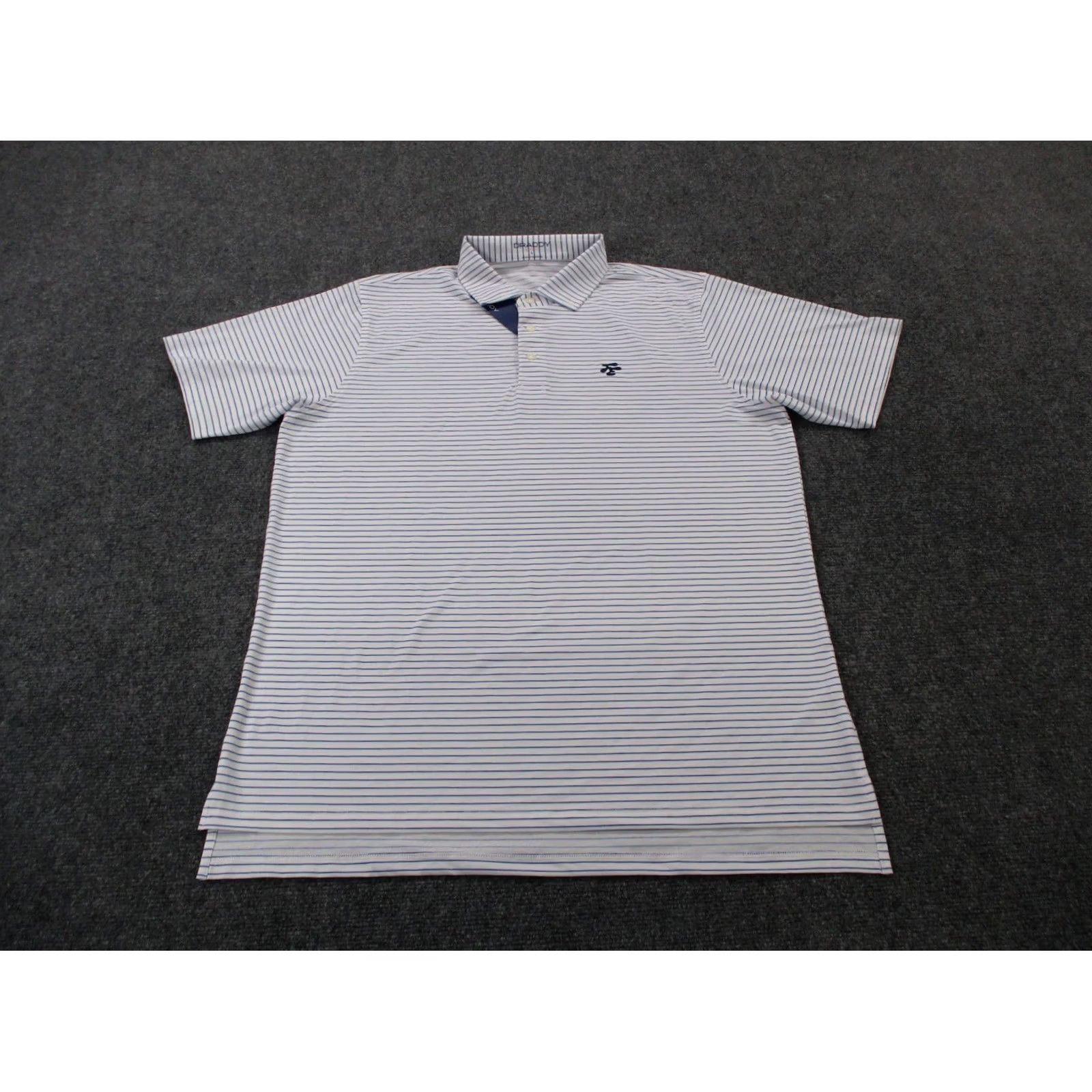 Vintage Draddy Sport Shirt Mens L White Polo Golf Performance Stretch NEW Size US L / EU 52-54 / 3 - 2 Thumbnail
