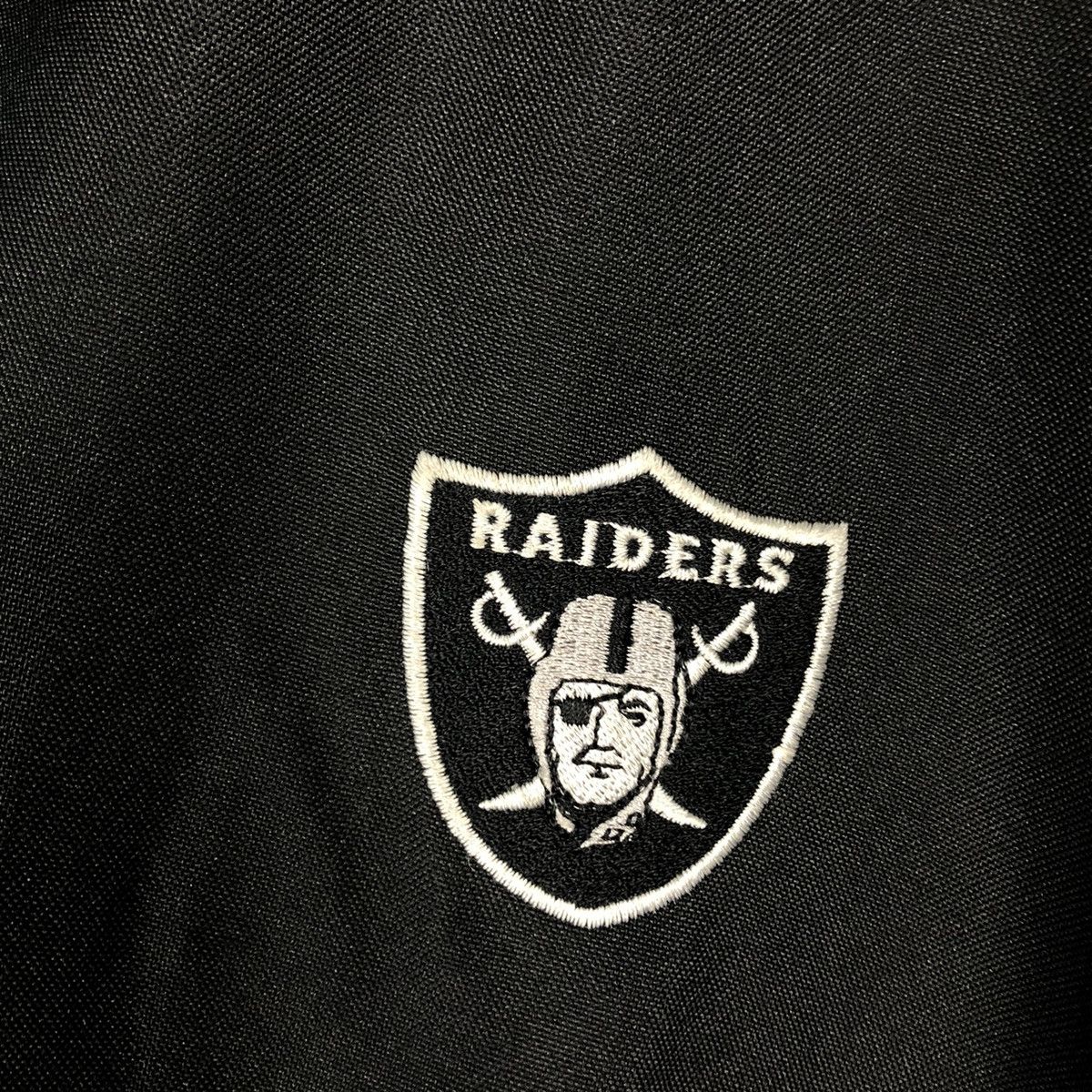 Nike 🔥VINTAGE NIKE RAIDERS NFL ZIPPER JACKET BIG LOGO Size US L / EU 52-54 / 3 - 17 Thumbnail