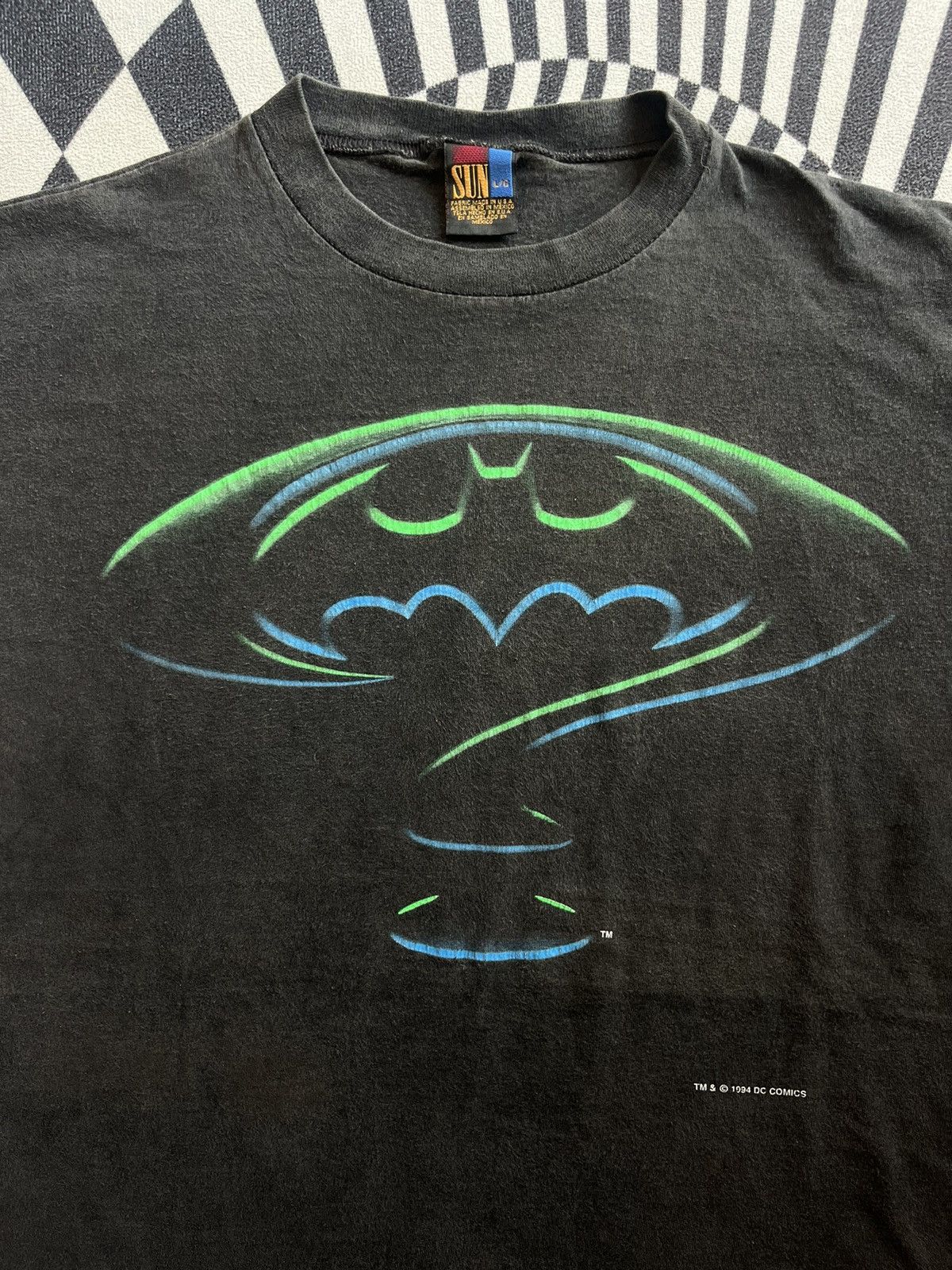 DC Comics Vintage ? BATMAN 1994’s DC Comics by SUN T-shirt Size US L / EU 52-54 / 3 - 5 Thumbnail