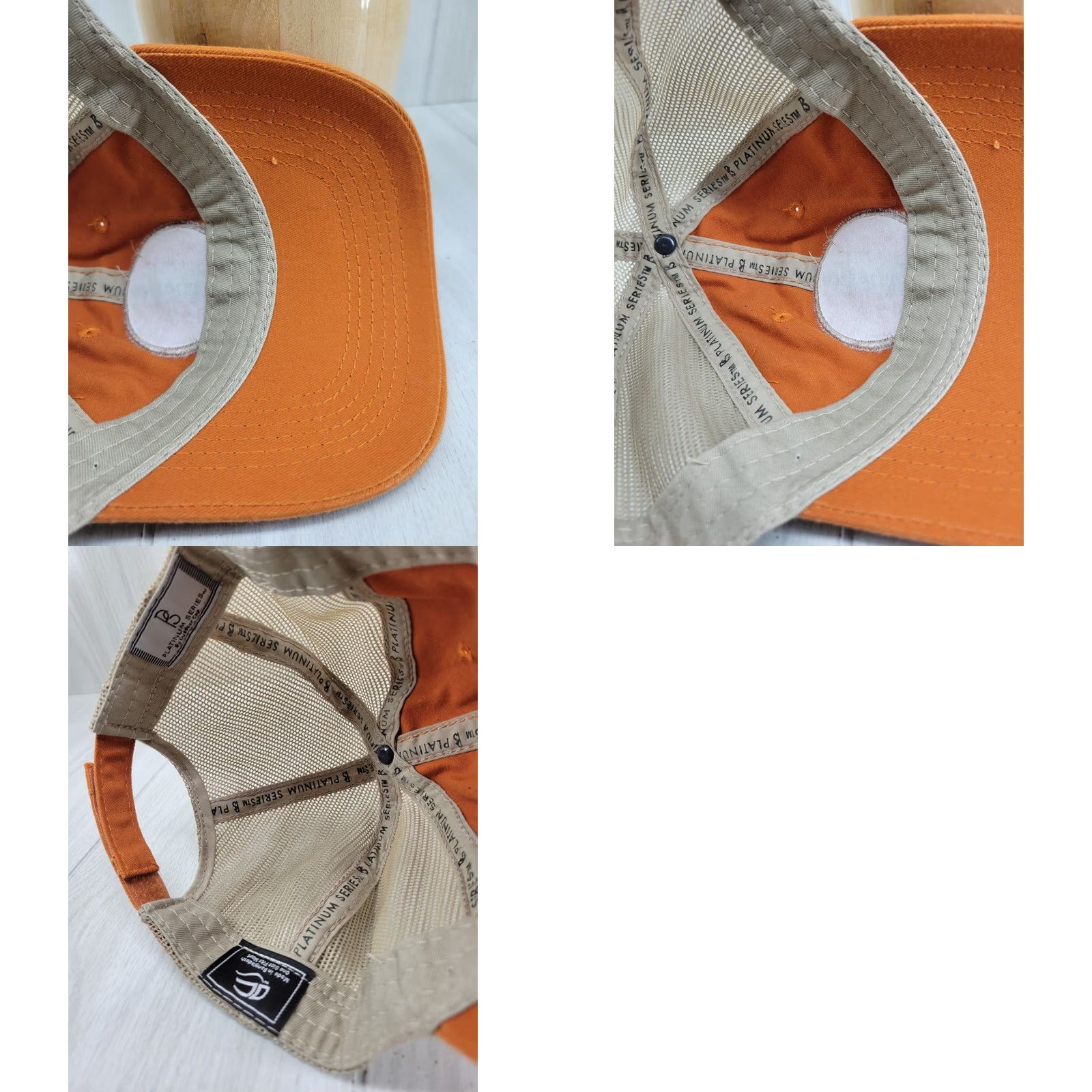 Vintage ABC Associated Builders & Contractors Alabama Trucker Hat Sport Clay Shoot 2015 Adjustable Orange Twill Mesh Back Lightweight Embroidered Men Hat Size ONE SIZE - 8 Thumbnail