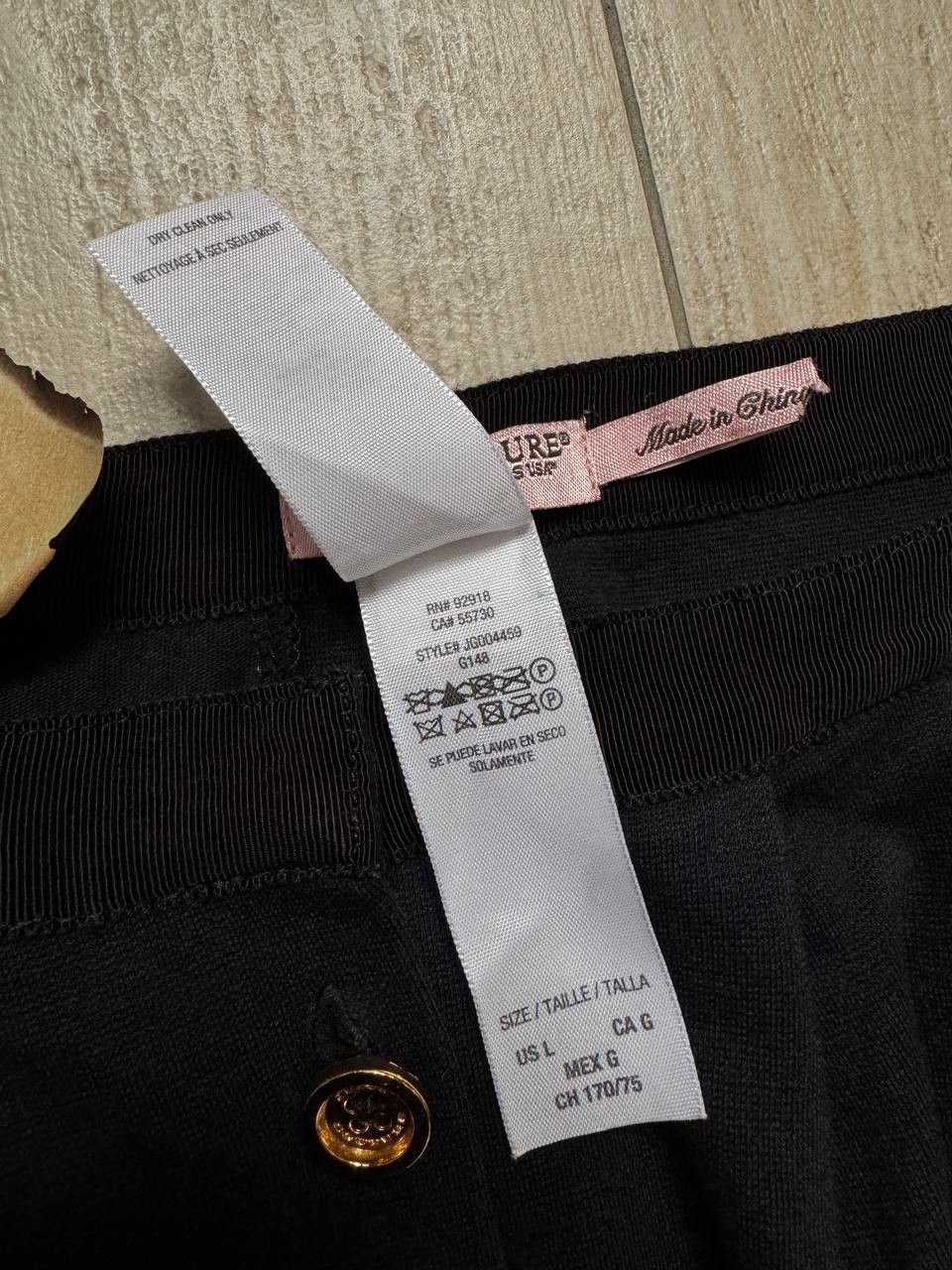 Juicy Couture Juicy Couture Dark Blue Skirt with Gold Buttons Size 34" / US 12 / IT 48 - 7 Thumbnail