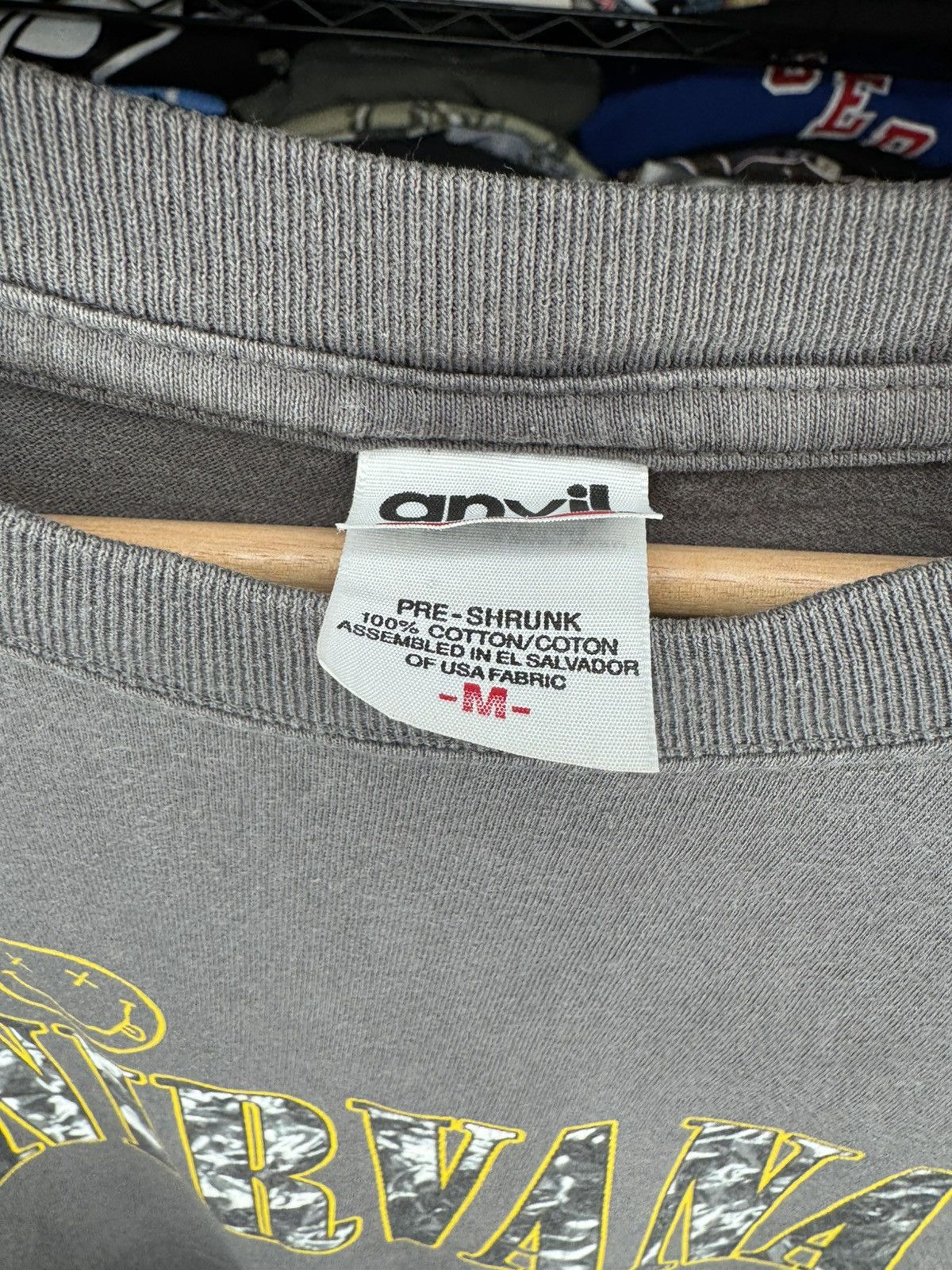 Band Tees Vintage 90s 1997 Nirvana Logo T-Shirt Band Tee Kurt Cobain Size US M / EU 48-50 / 2 - 4 Thumbnail