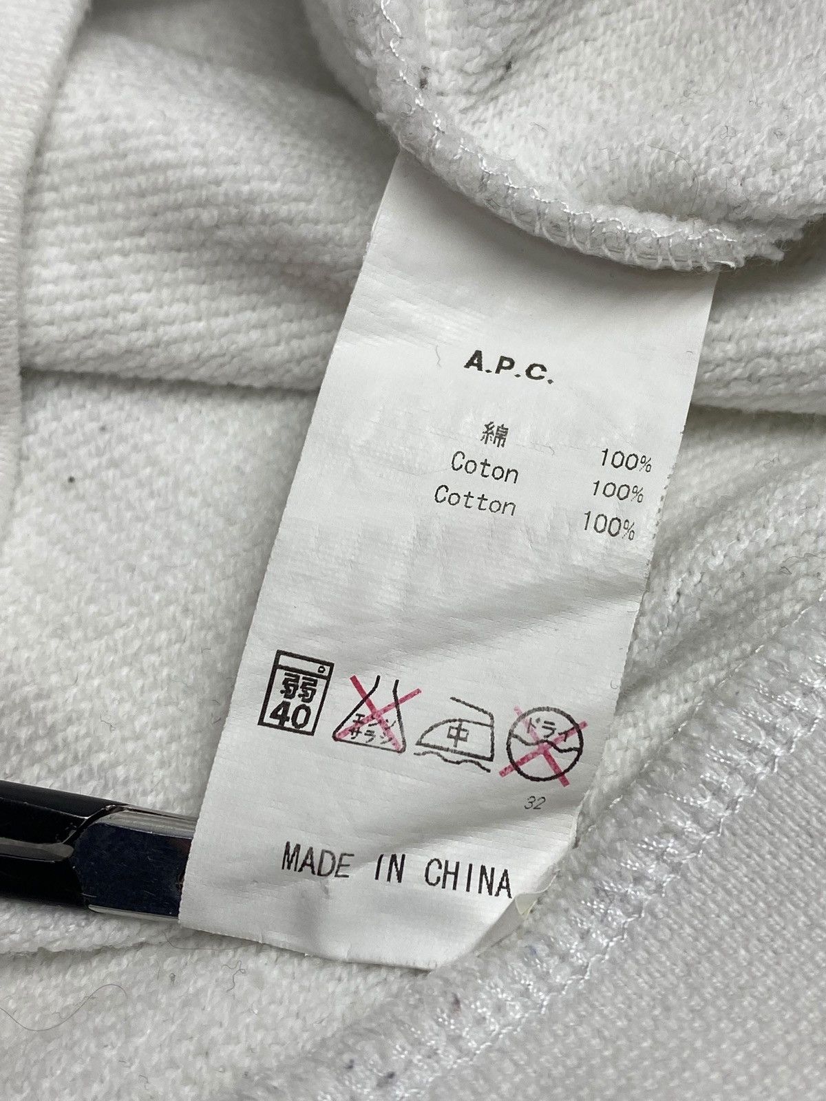 A.P.C. 🔥 A.P.C RUE MADAME COTTON CREWNECK SWEATSHIRT Size US XS / EU 42 / 0 - 9 Thumbnail