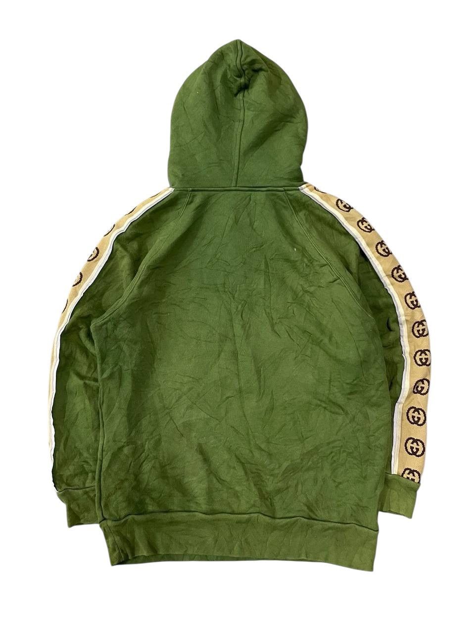 Gucci Gucci green cotton jersey hoodie. Reflective line Size US XXS / EU 40 - 2 Thumbnail