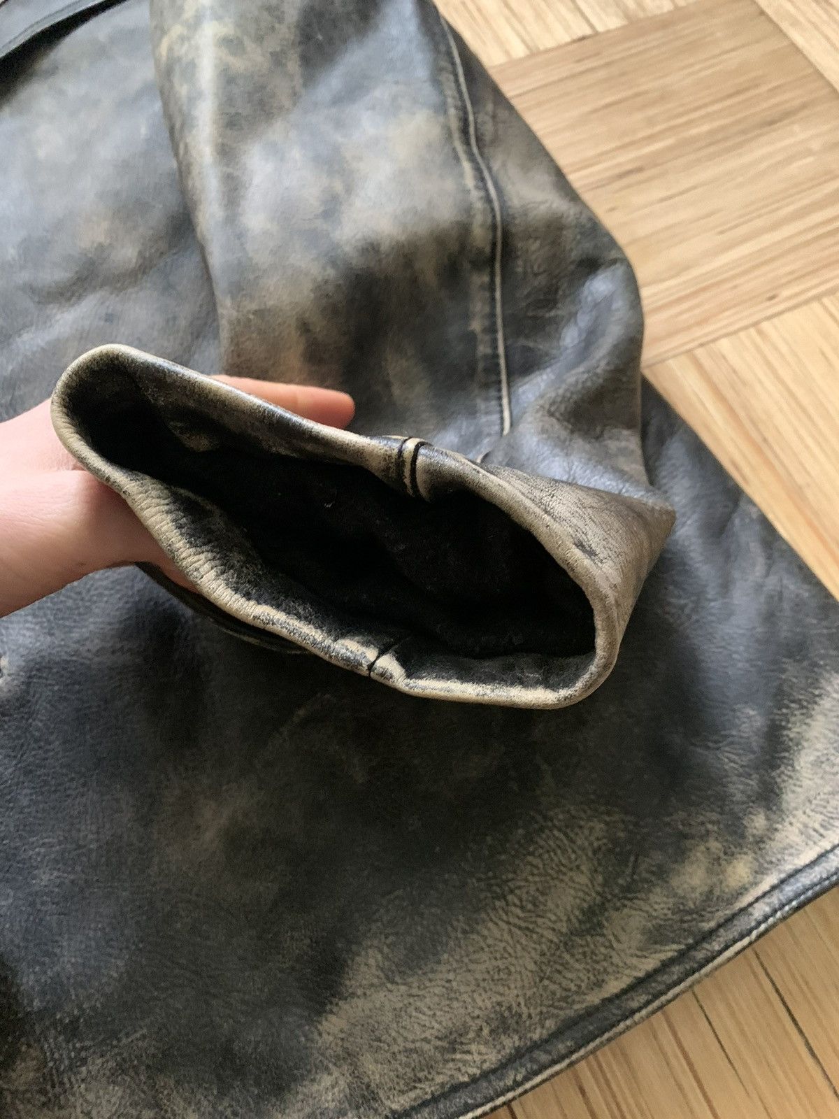 RRL Ralph Lauren Ralph Lauren Double RL RRL Leather Coat Jacket XL Size Size US XL / EU 56 / 4 - 7 Thumbnail