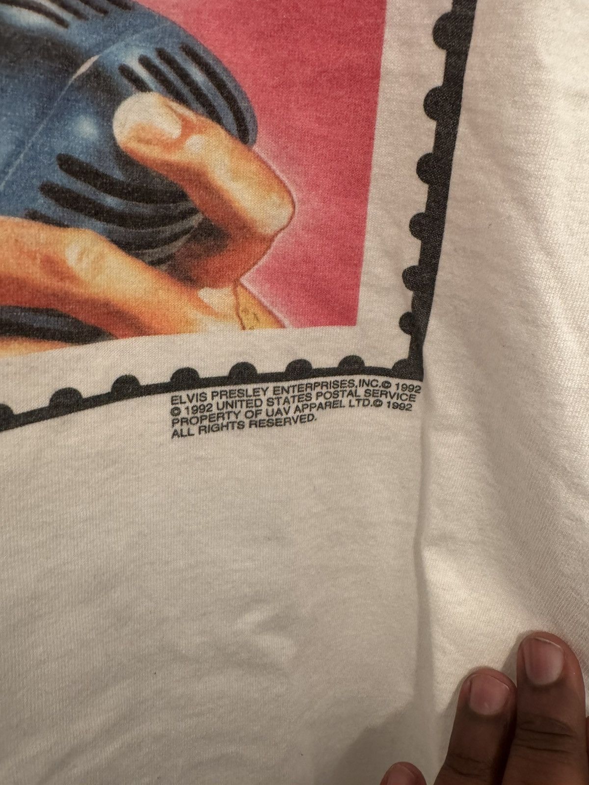 Vintage 1992 Elvis Presley Vintage Tee Size US XL / EU 56 / 4 - 2 Thumbnail