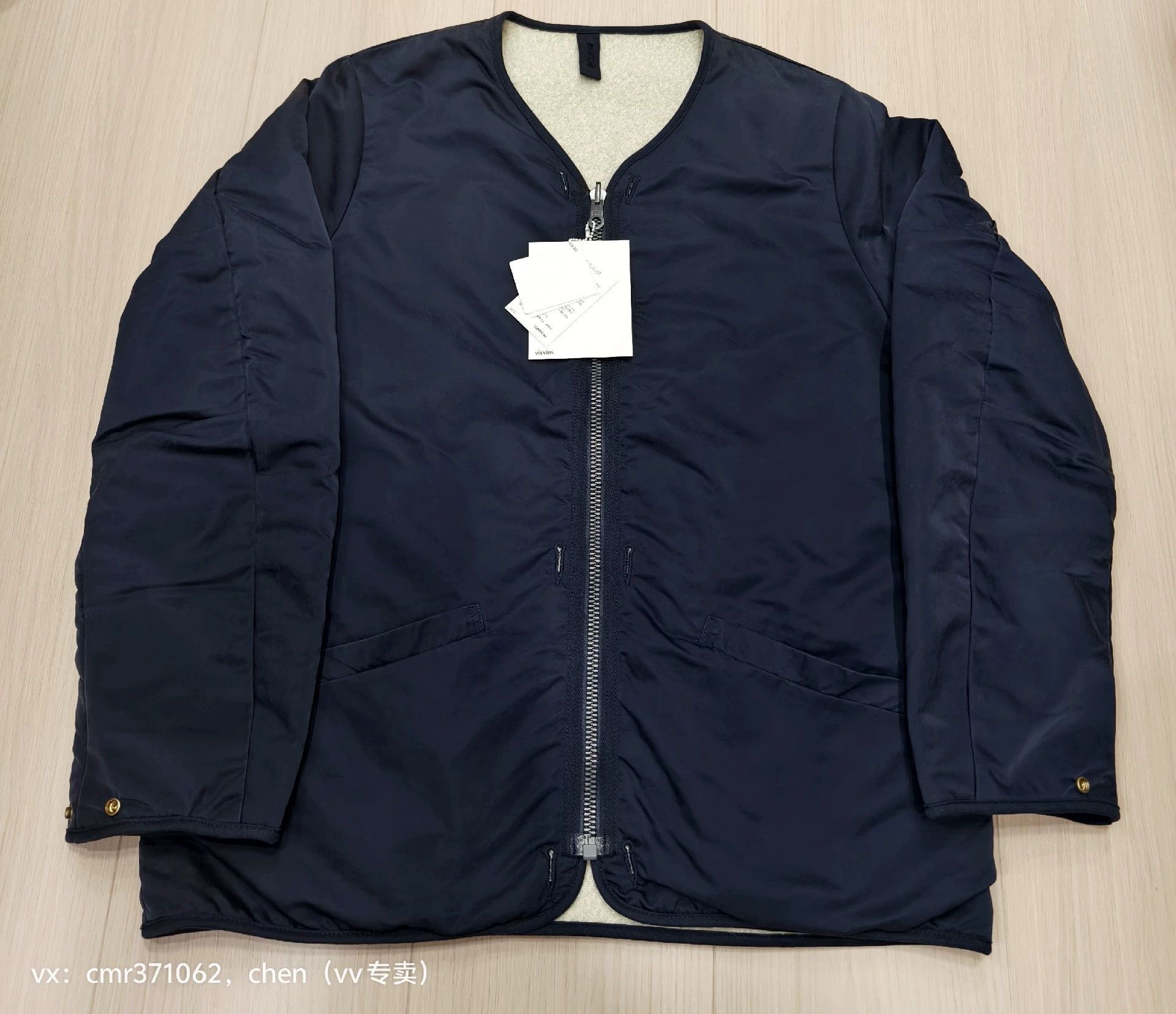 Visvim visvim 15aw iris liner jkt navy 3 double face riri Size US L / EU 52-54 / 3 - 1 Thumbnail