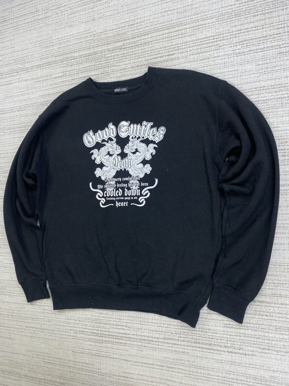 Dragonfly × Hysteric Glamour × Vintage Vintage Brave Cool Big Logo Dragonfly Japanese Sweatshirt Size US M / EU 48-50 / 2 - 4 Thumbnail
