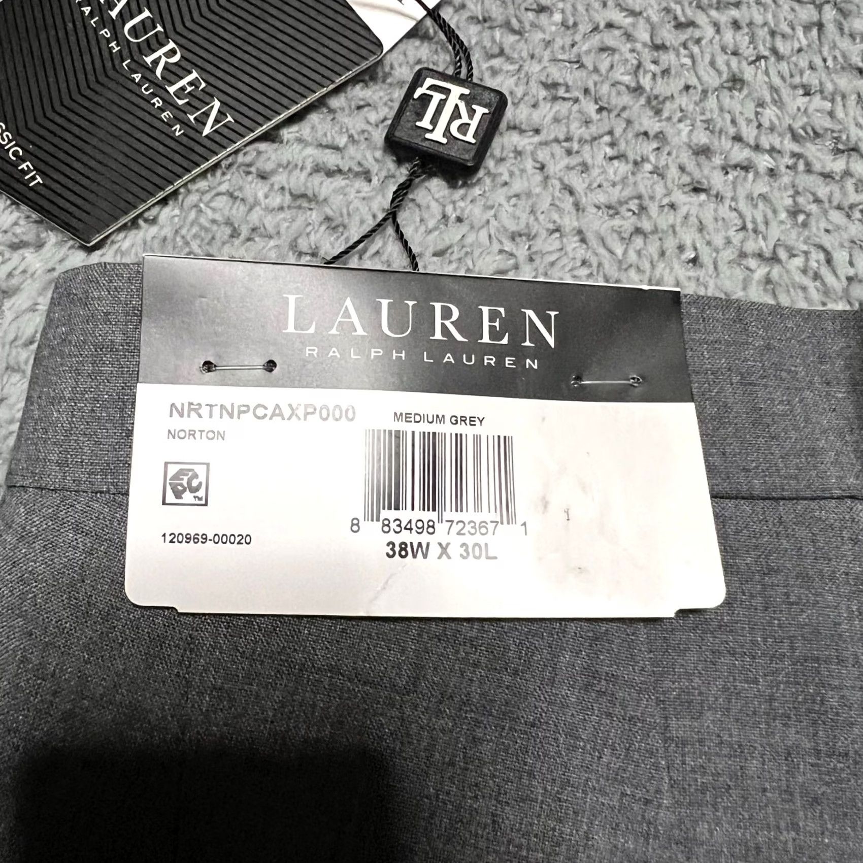 Vintage Lauren Ralph Lauren Pants Mens 38 x 30 High Performance Wool Dress Ultraflex Gray Dress Pants Mens Regular Wool Ultraflex 38 30 Size US 38 / EU 54 - 5 Thumbnail