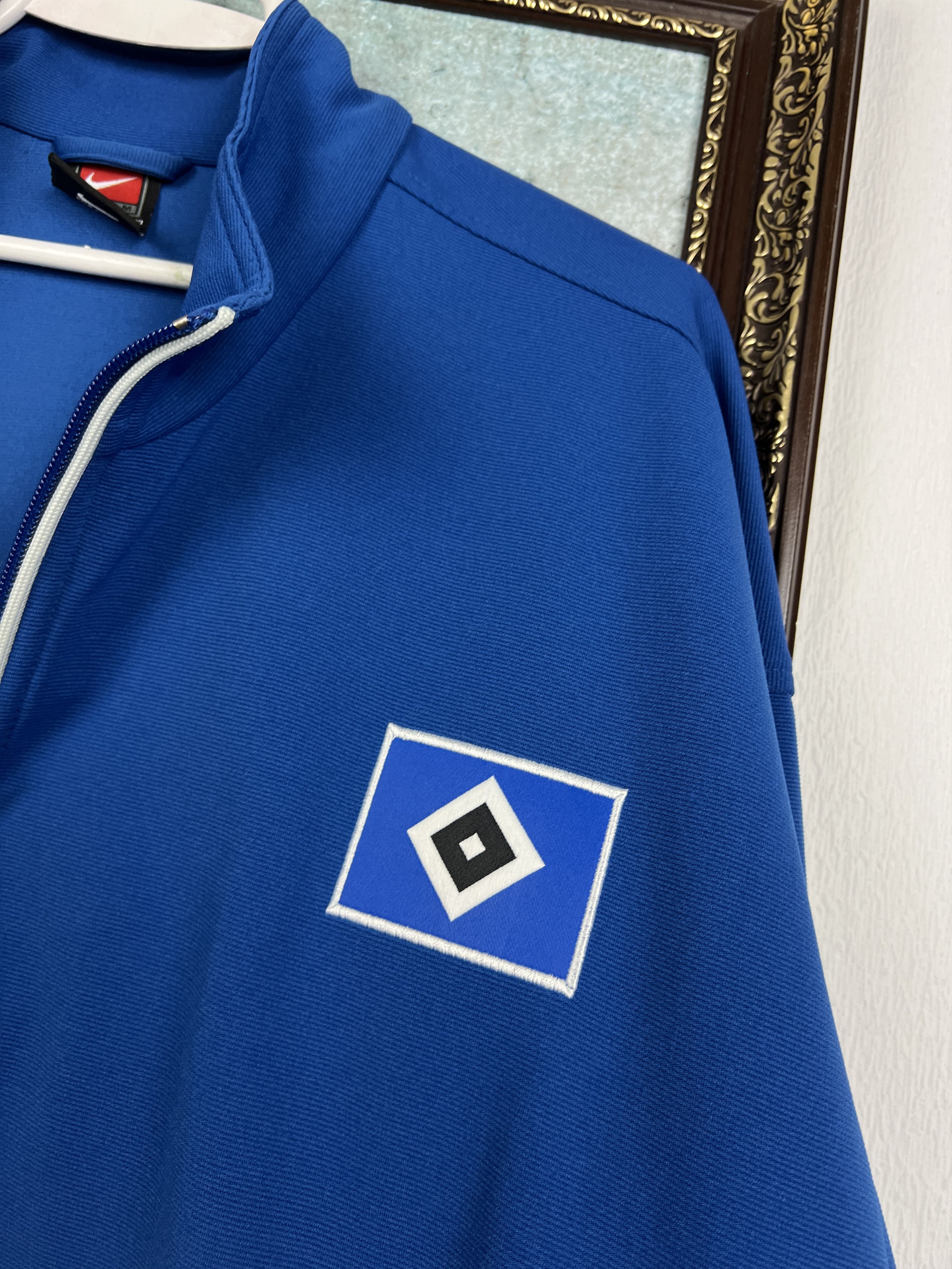 Nike Vintage Hamburg Football Jacket Soccer Track Top Train Zip Size US XXL / EU 58 / 5 - 6 Thumbnail