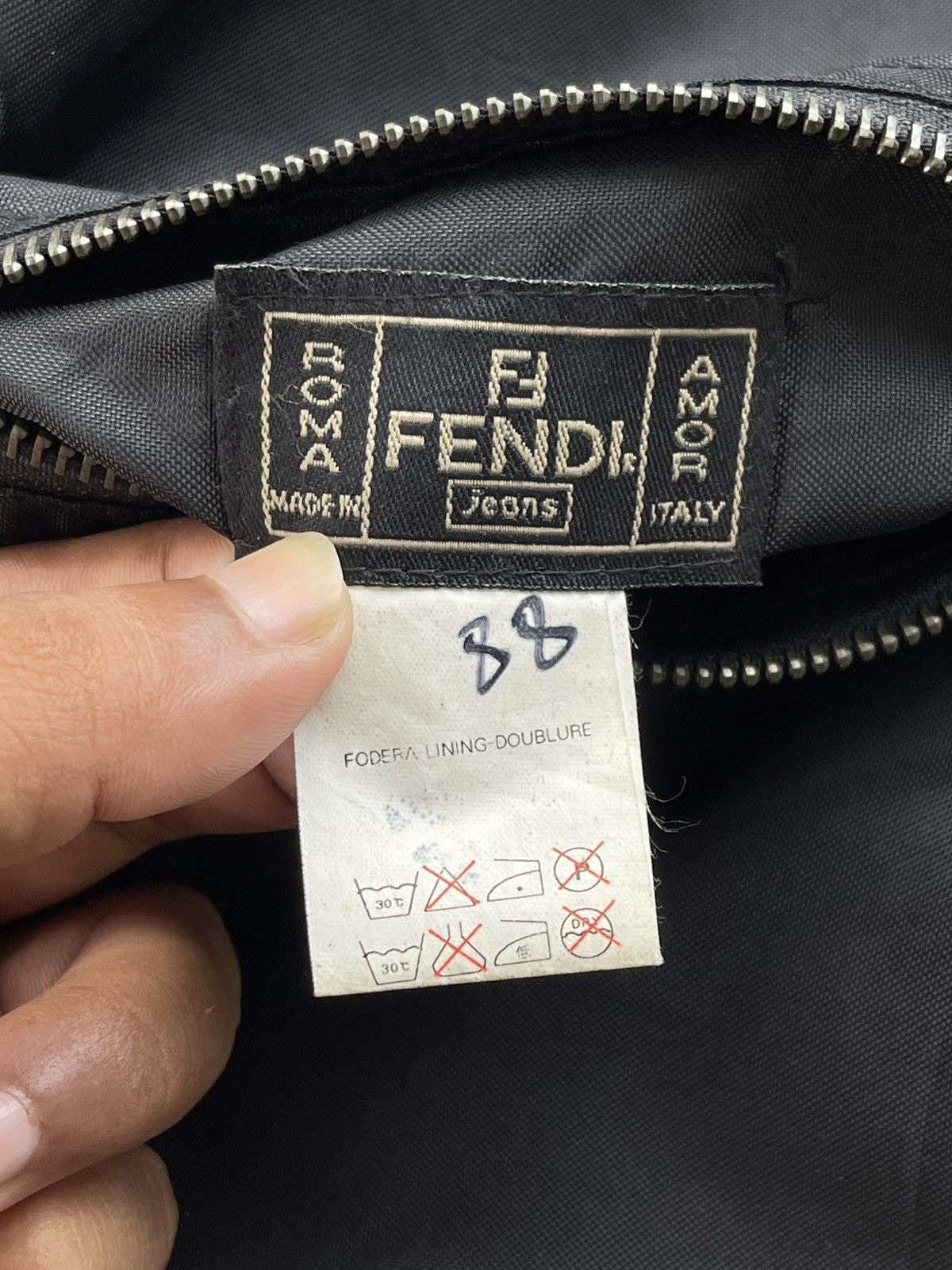 Fendi 🔥VINTAGE FENDI ROMA ZUCCA MONOGRAM PATTERN REVERSIBLE JACKET Size US L / EU 52-54 / 3 - 17 Thumbnail