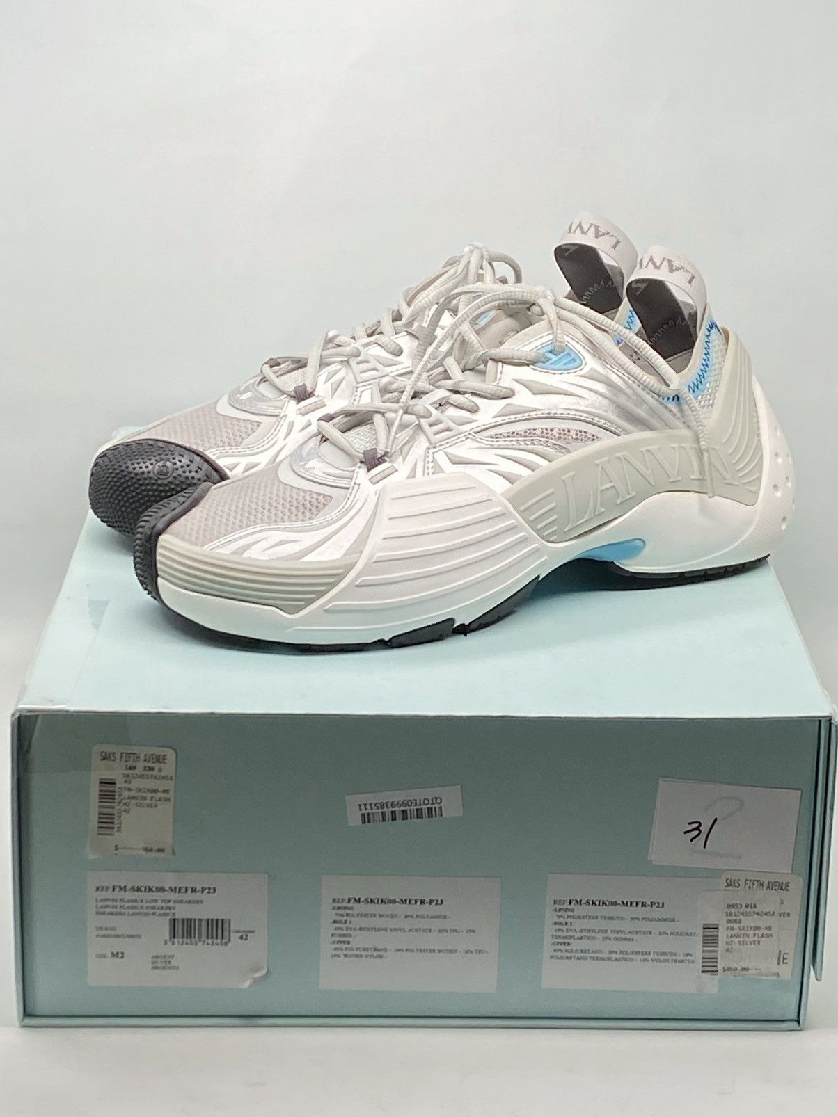 Lanvin Lanvin Flash X Mesh Low Top Sneakers size 42/us size 9 Size US 9 / EU 42 - 12 Thumbnail