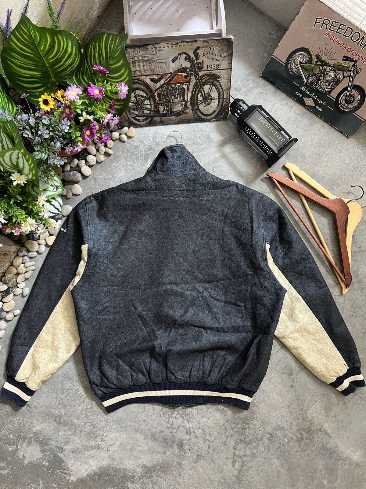 Japanese Brand Vintage 🖤 Japanese TS Streetwear Varsity Jacket Size US XL / EU 56 / 4 - 5 Thumbnail