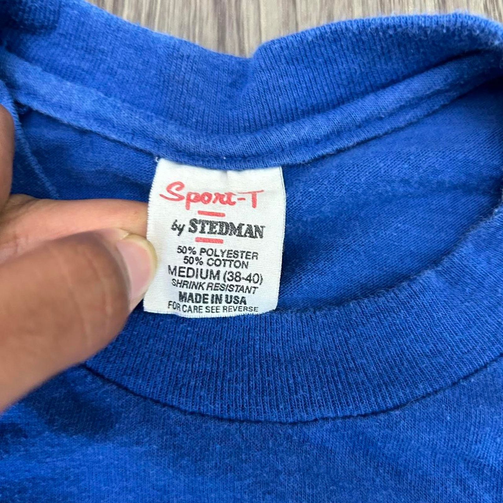 Vintage 70s Land O Lakes School Paper Thin Single Stitch Tee. Sz M. Size US M / EU 48-50 / 2 - 4 Thumbnail