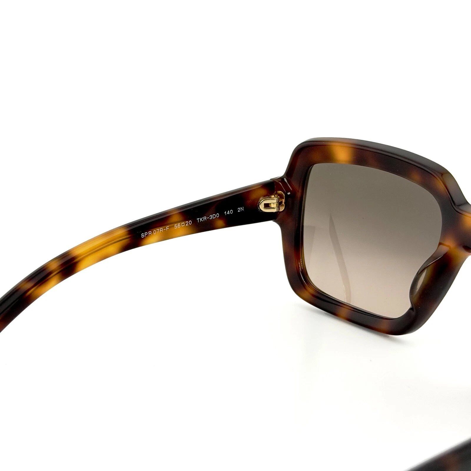 Prada PRADA 07R ORNATE PR07RS Brown Rectangle Sunglasses 07RS Size ONE SIZE - 6 Thumbnail