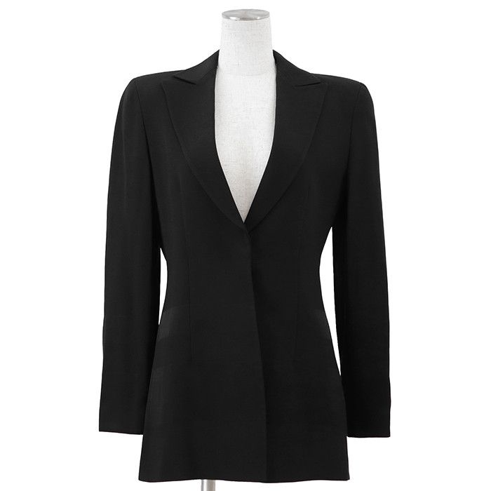 Emporio Armani Emporio Armani Emporio Armani Acetate Viscose Tailored Jacket Textile Outerwear DUTY FREE for USA Size ONE SIZE - 1 Thumbnail