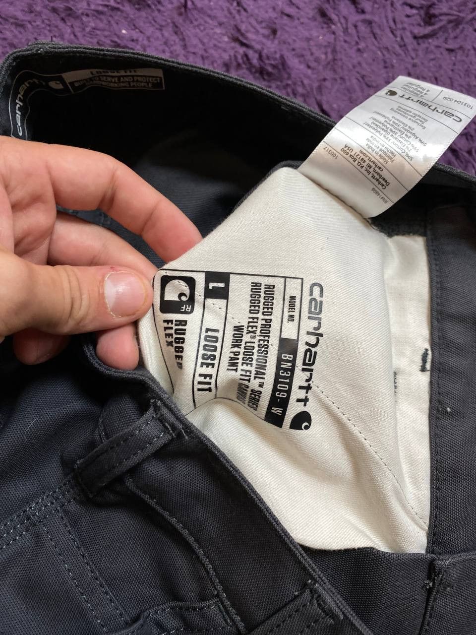 Carhartt Vintage jeans logo Carhartt Y2K streetwear denim pants Size US 32 / EU 48 - 5 Thumbnail