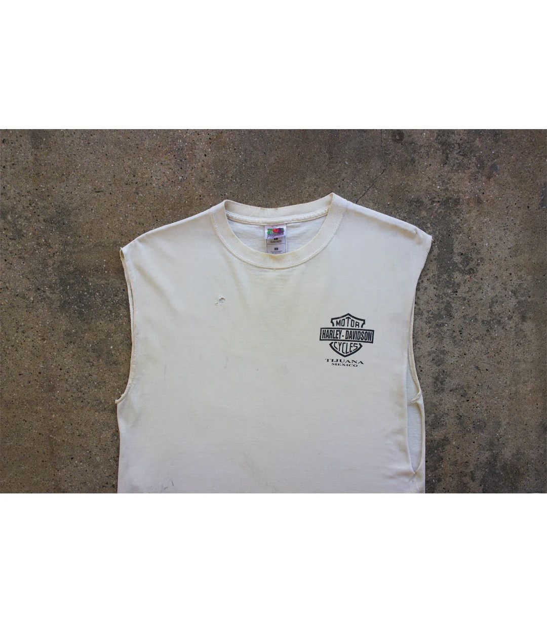 Vintage 90's Vintage Harley Davidson - Tijuana Sleeveless T-Shirt Size US XL / EU 56 / 4 - 3 Thumbnail