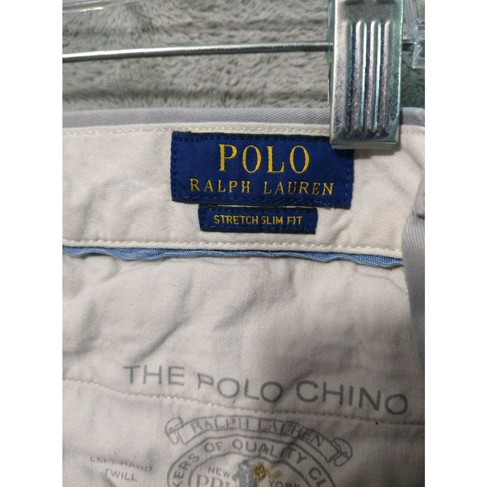 Polo Ralph Lauren Polo Ralph Lauren Pants Mens 32x34 Gray Chino Stretch Slim Fit Flat Front Twill Pants Mens Slim Gray Chino Stretch Flat Front Twill 32 34 Regular Size Size US XS / EU 42 / 0 - 7 Thumbnail