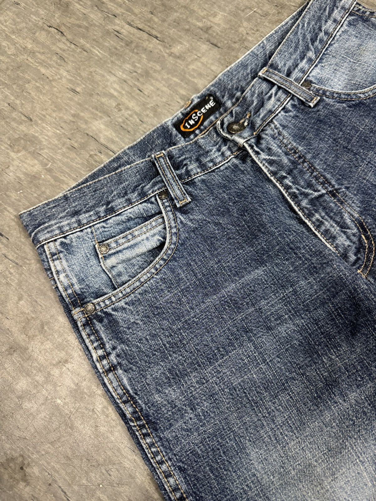 Vintage ᶠᵃⁿᶜʸᵍᵘʸ Vintage Baggy Washed Denim Jeans Wide leg Y2K Size US 32 / EU 48 - 3 Thumbnail