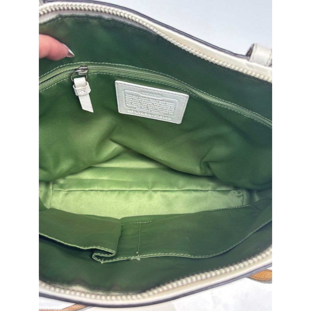 Coach Yellow Patent Vintage Coach Small Totebag Size ONE SIZE - 9 Thumbnail
