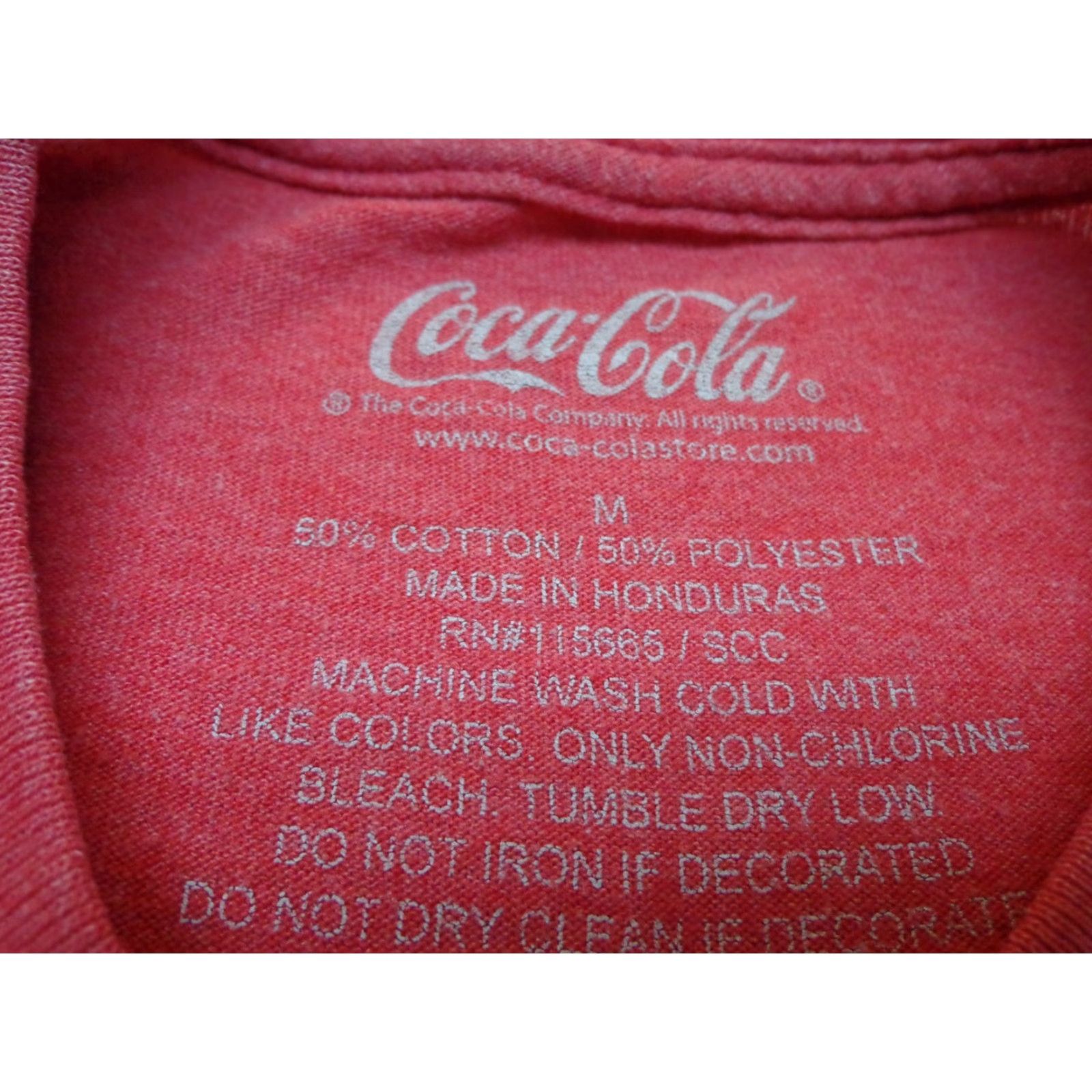 Vintage Coca-Cola T-shirt Red Logo -Medium Mens Coca-Cola Coke 90s StyleVintage: No Tee Short Sleeve Cotton Blend Classic Fit Regular Size M Size US M / EU 48-50 / 2 - 4 Thumbnail