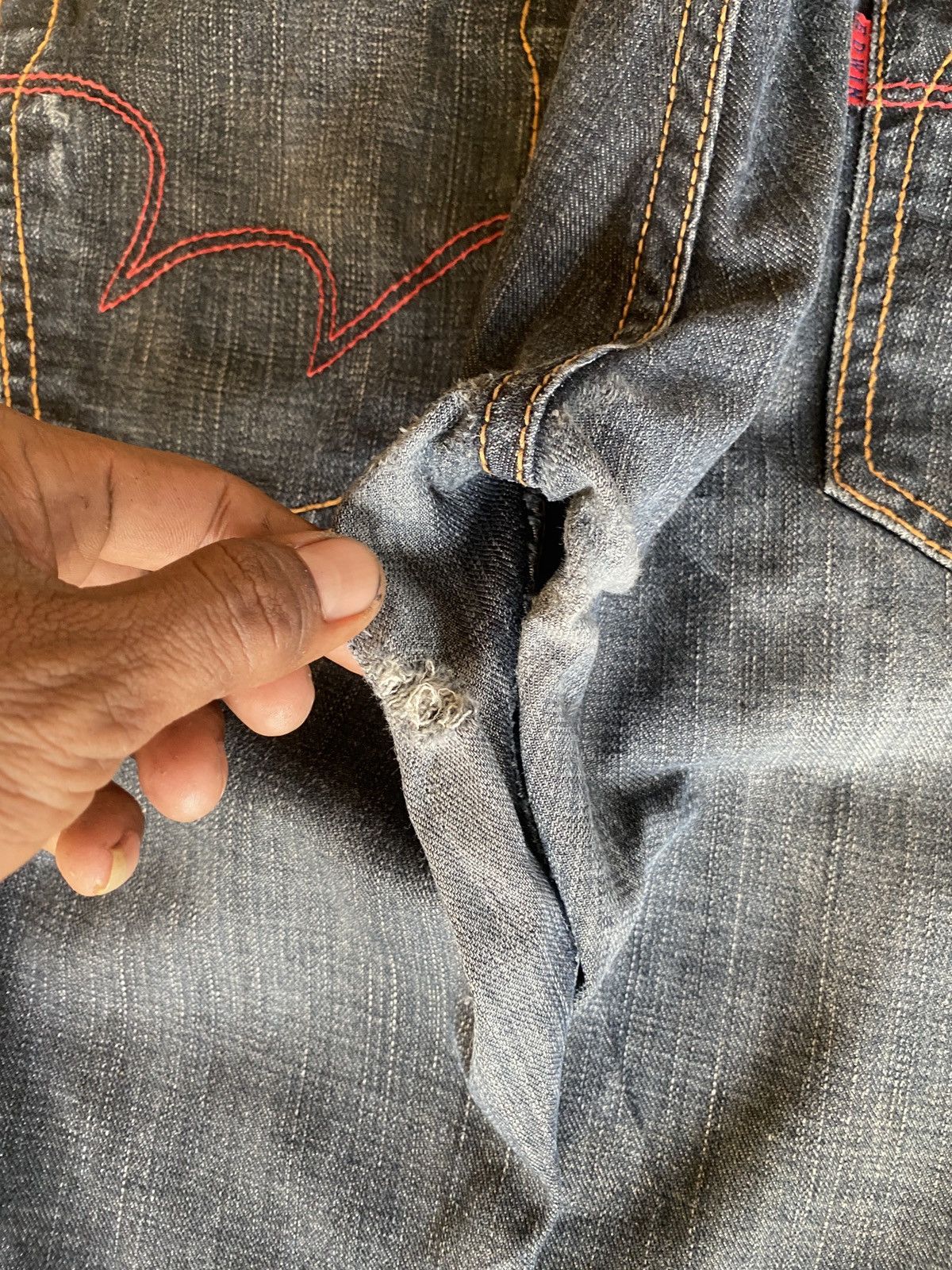 Edwin × PPFM × Vintage Vintage edwin blue trip 503 regular denim Size US 30 / EU 46 - 11 Thumbnail