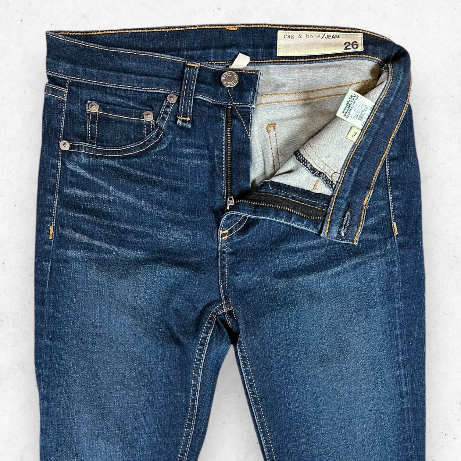 Rag & Bone Rag & Bone Women's 26 10 Inch Skinny in Kensington Stretch Size 26" / US 2 / IT 38 - 4 Thumbnail