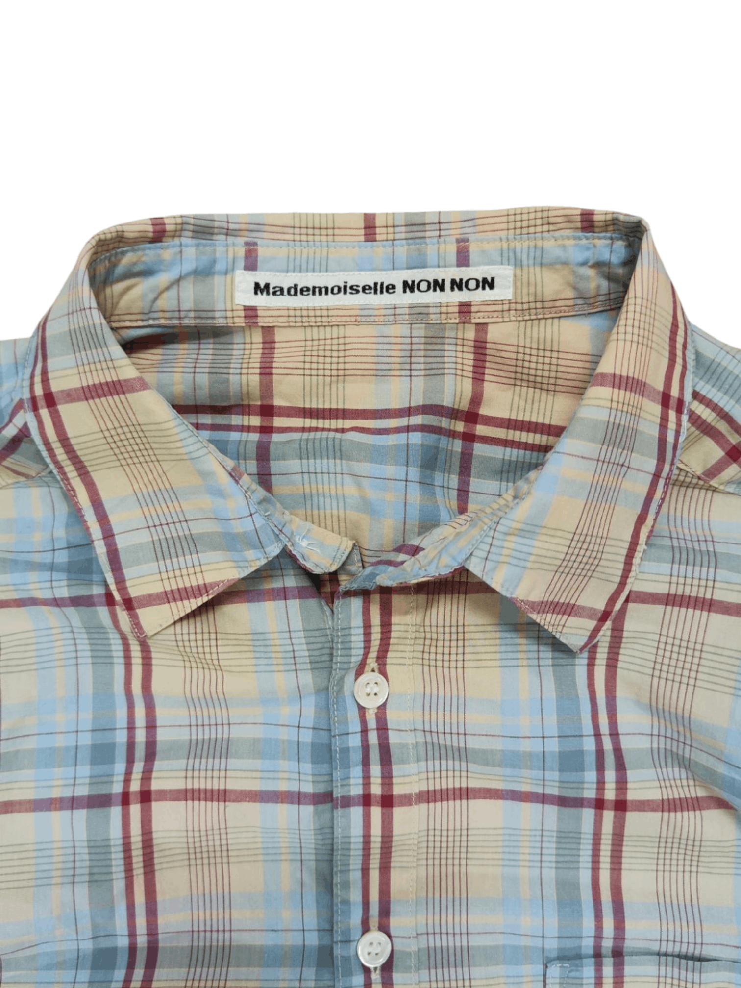 Flannel × Issey Miyake × Mademoiselle Non Non 2000s Mademoiselle NON NON Button-Up Size US S / EU 44-46 / 1 - 3 Thumbnail