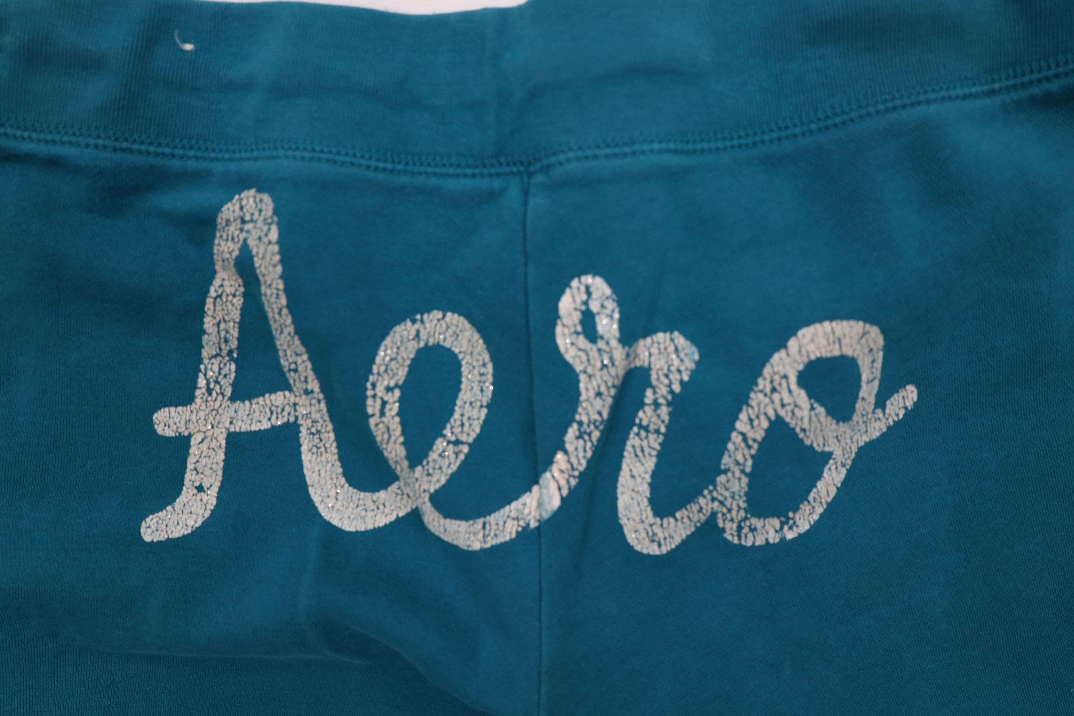 Aeropostale Vintage 90s Y2K Aeropostale Bella Wide Leg Flared Sweatpants Size 34" / US 12 / IT 48 - 15 Thumbnail