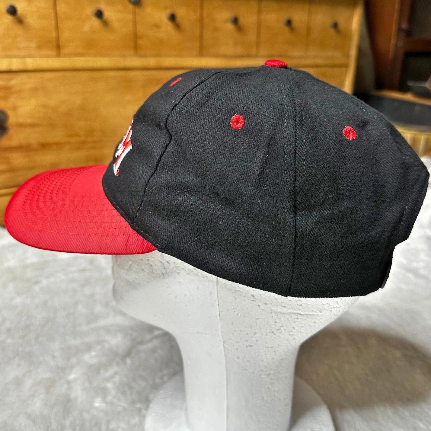Vintage Vintage Jim Beam Snapback Hat Black Embroidered Logo Unisex Size ONE SIZE - 4 Thumbnail