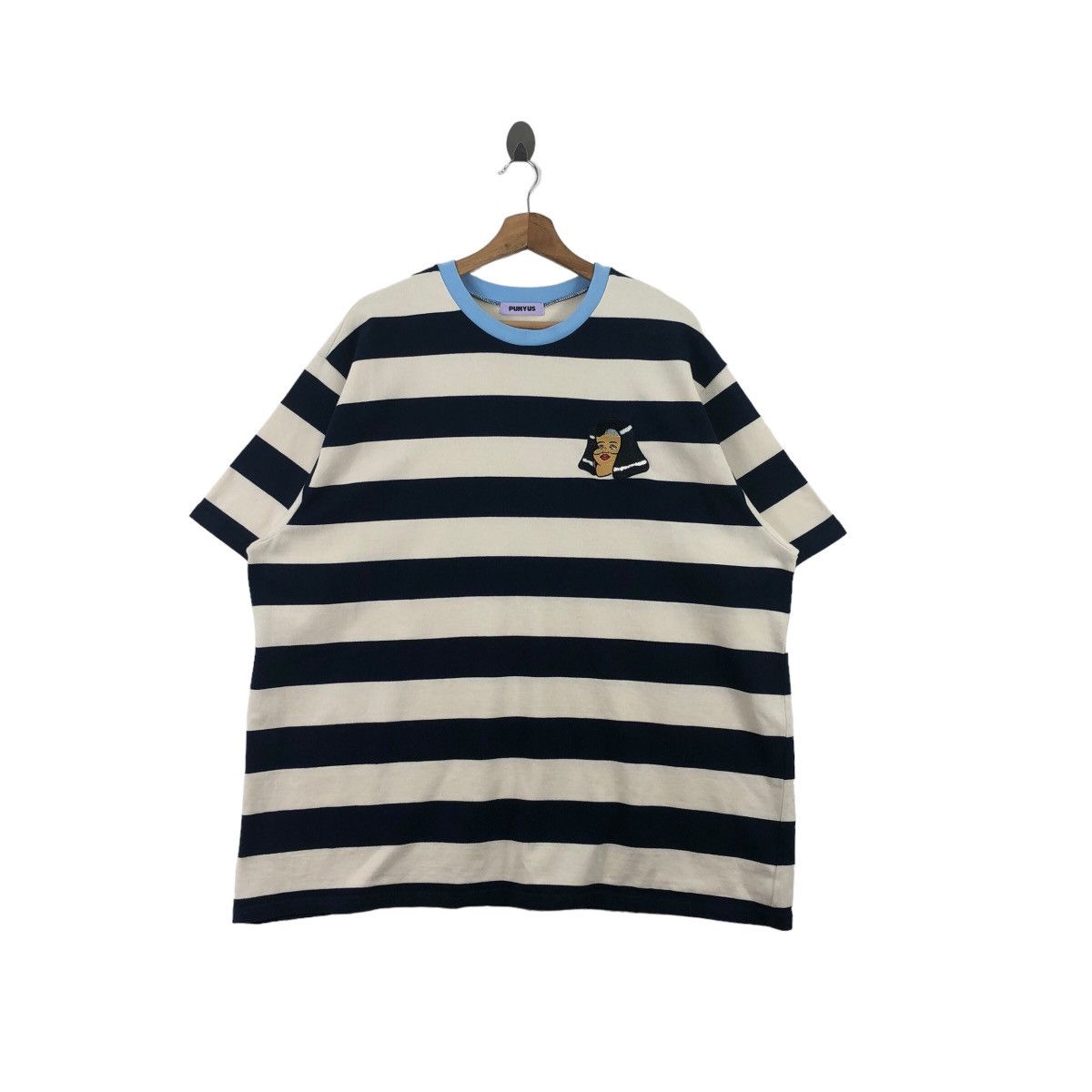 Pick!! PUNYUS JAPANESE DESIGNER Stripe Top Tee Tshirt