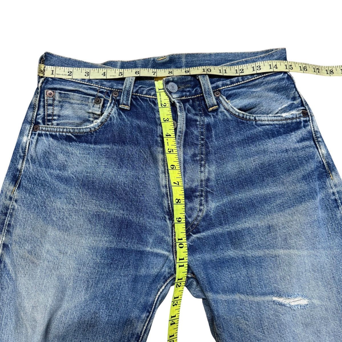 Evisu Vintage Evis Denim Selvedge Jeans Distressed Size US 30 / EU 46 - 20 Thumbnail