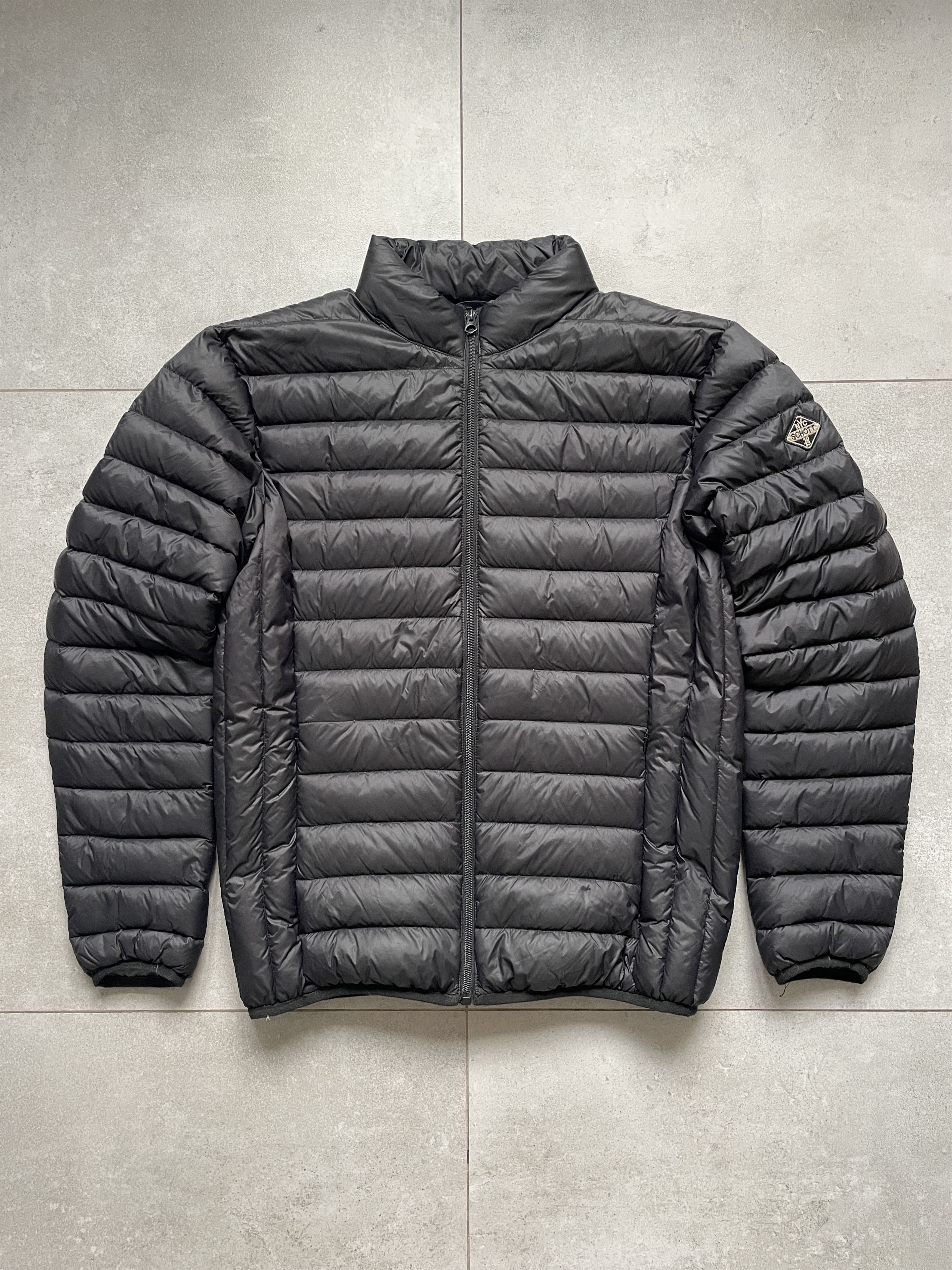 Schott SCHOTT USA BLACK SLIM FIT PUFFER JACKET Size US L / EU 52-54 / 3 - 1 Thumbnail