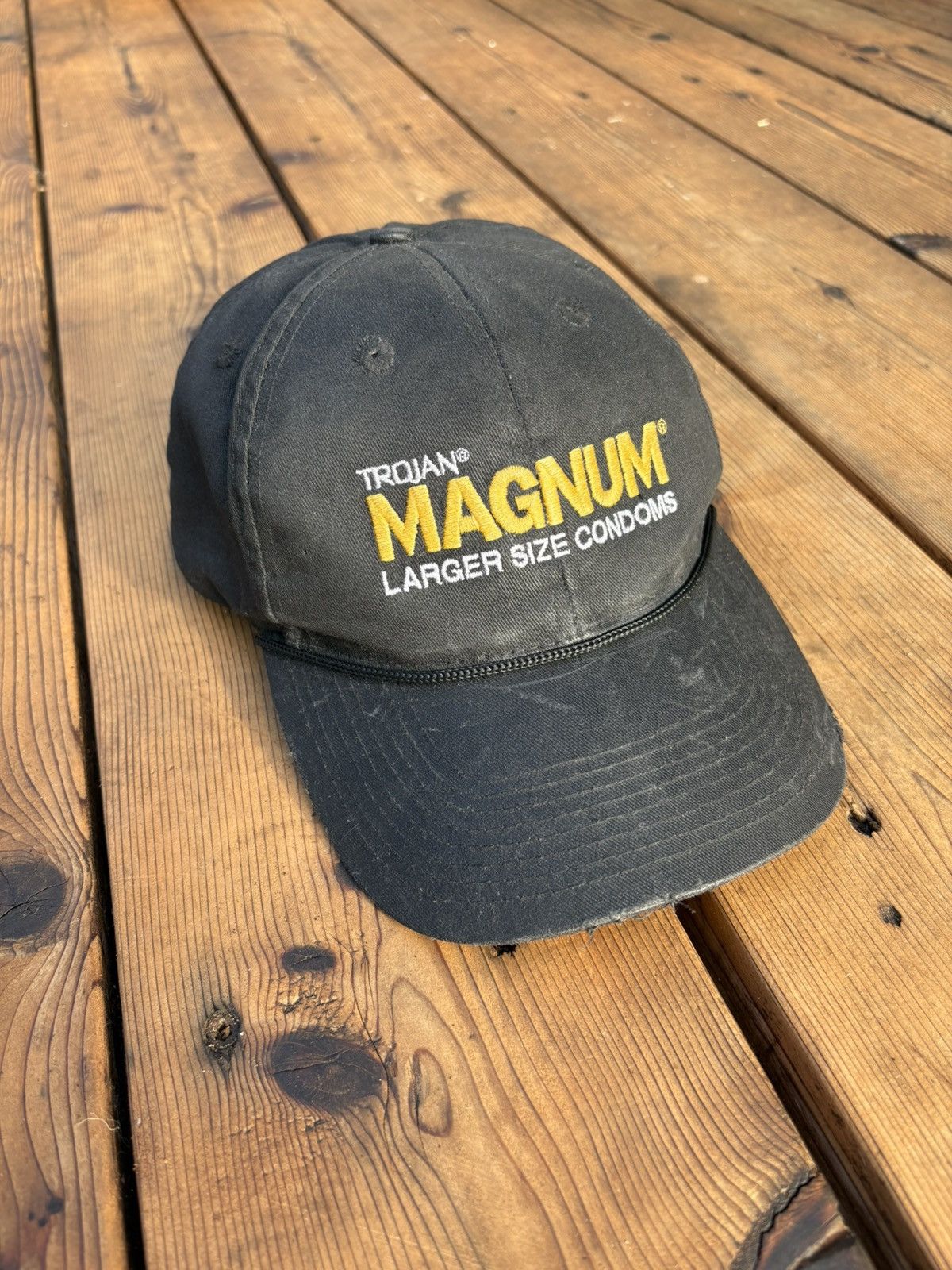 Vintage Trojan™ Magnum Waxed Twill Baseball Hat Size ONE SIZE - 8 Thumbnail