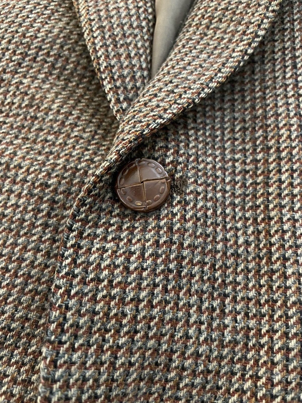 Lanvin × Vintage Vintage Wool Tweed Jacket Size 40S - 2 Thumbnail