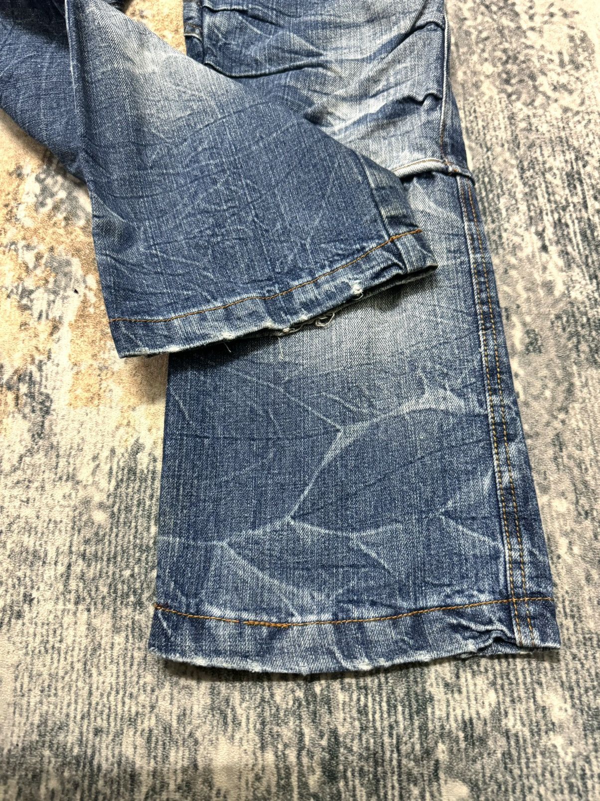 Japanese Brand Aston Urban Jeans Pocket Bush Pant Button Denim Size US 30 / EU 46 - 3 Thumbnail