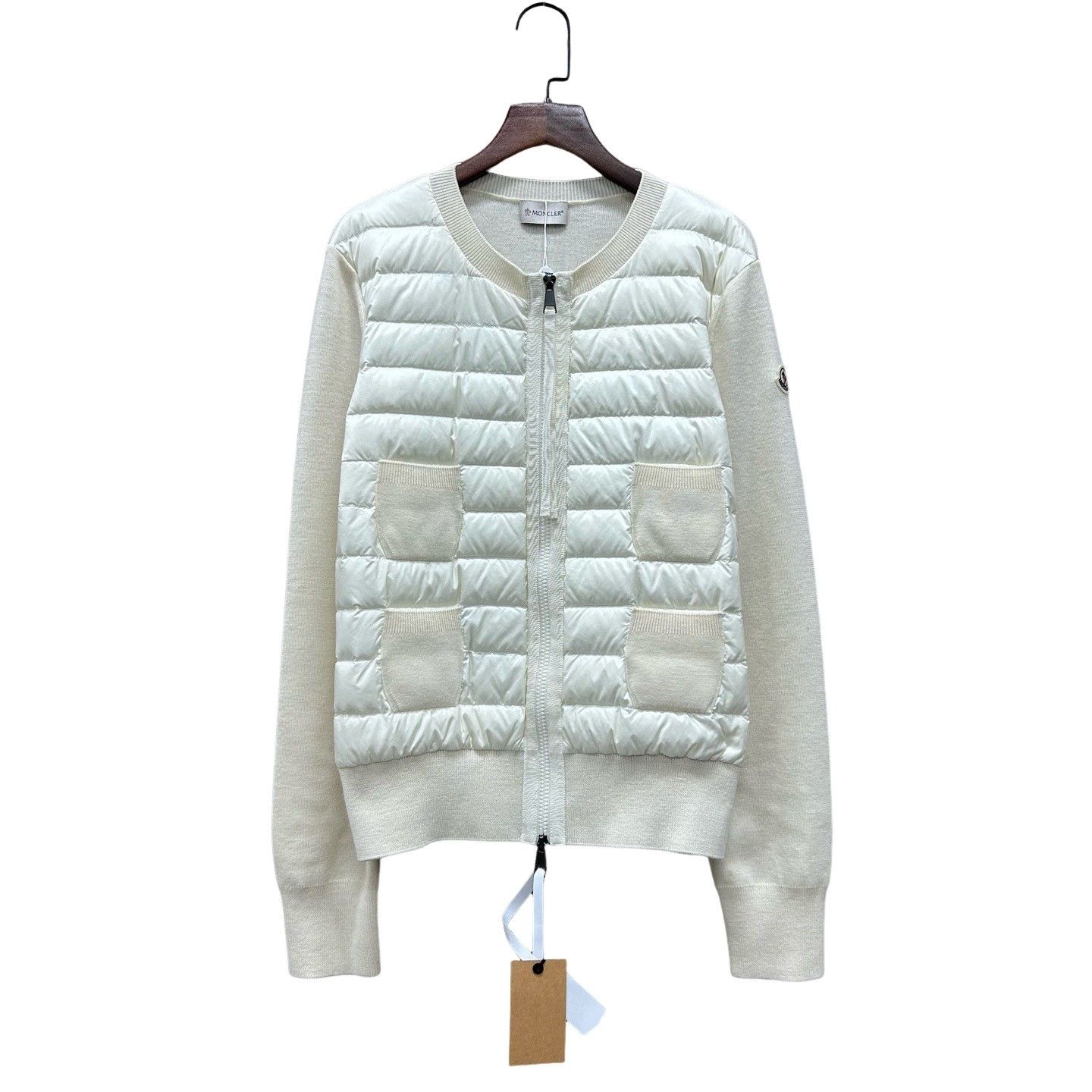 Moncler Moncler Padded Knit Cardigan Size M Size US M / EU 48-50 / 2 - 1 Thumbnail
