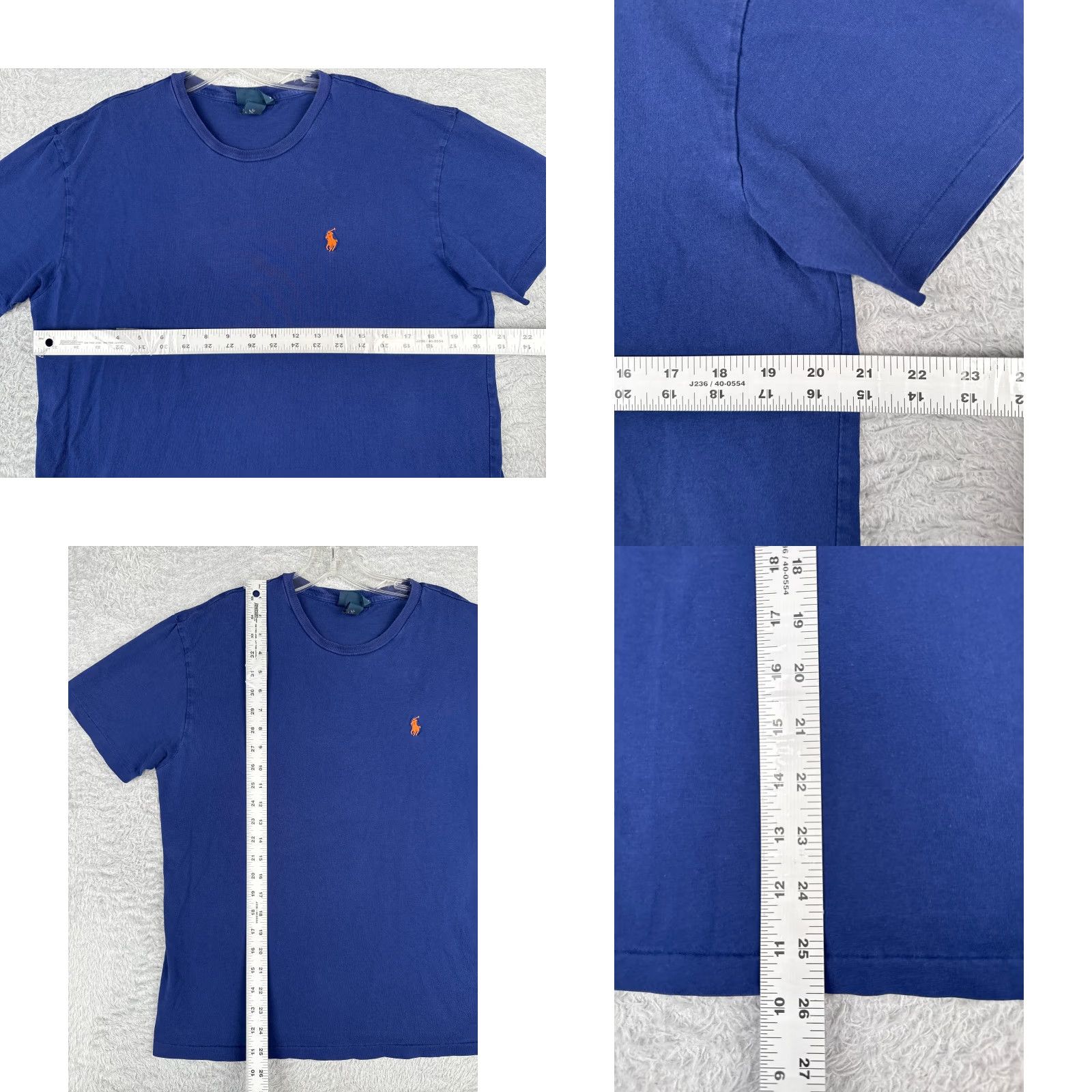 Ralph Lauren Polo Ralph Lauren Shirt Men Medium Blue 100% Cotton Crew Neck Short Sleeve Size US M / EU 48-50 / 2 - 8 Thumbnail