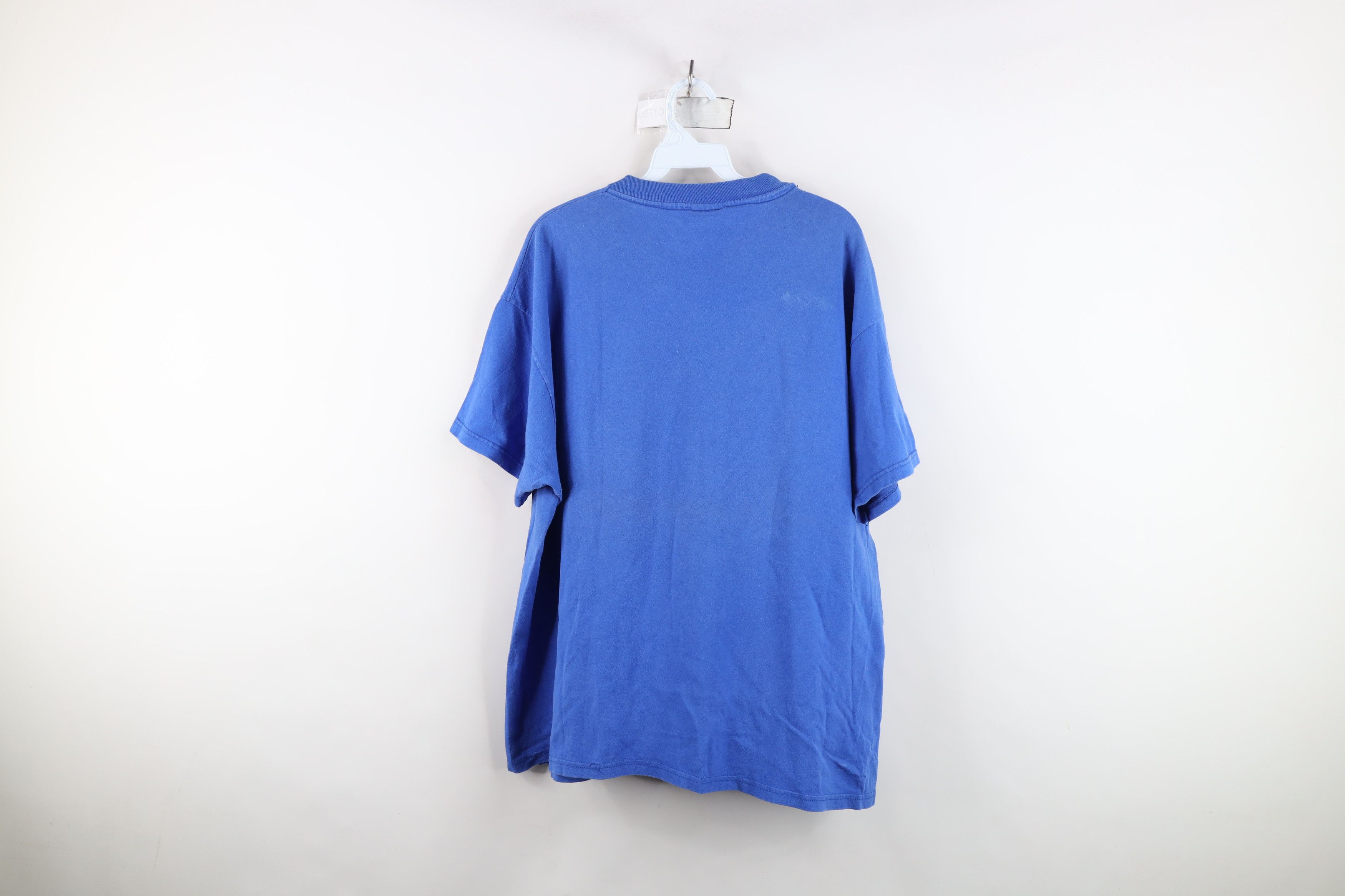 Hanes Vintage 90s Hanes Blank Heavyweight Sun Faded T-Shirt USA Size US L / EU 52-54 / 3 - 14 Thumbnail