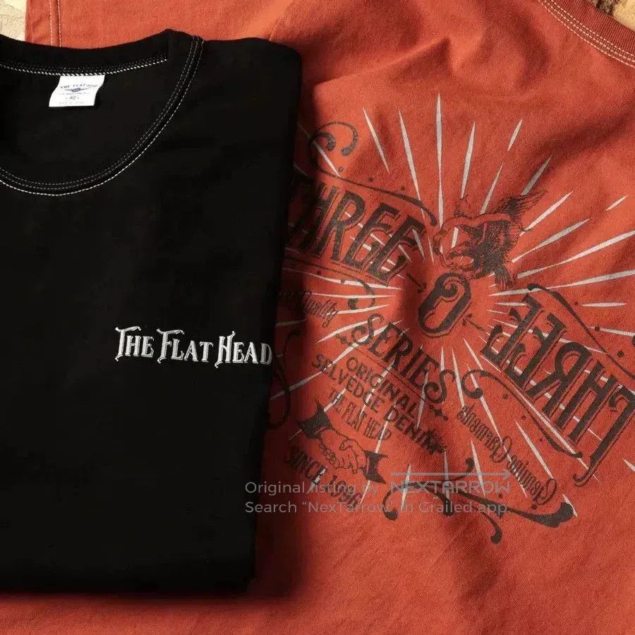 The Flat Head THE FLAT HEAD Vintage Print Short Sleeve T. Size US XS / EU 42 / 0 - 2 Thumbnail