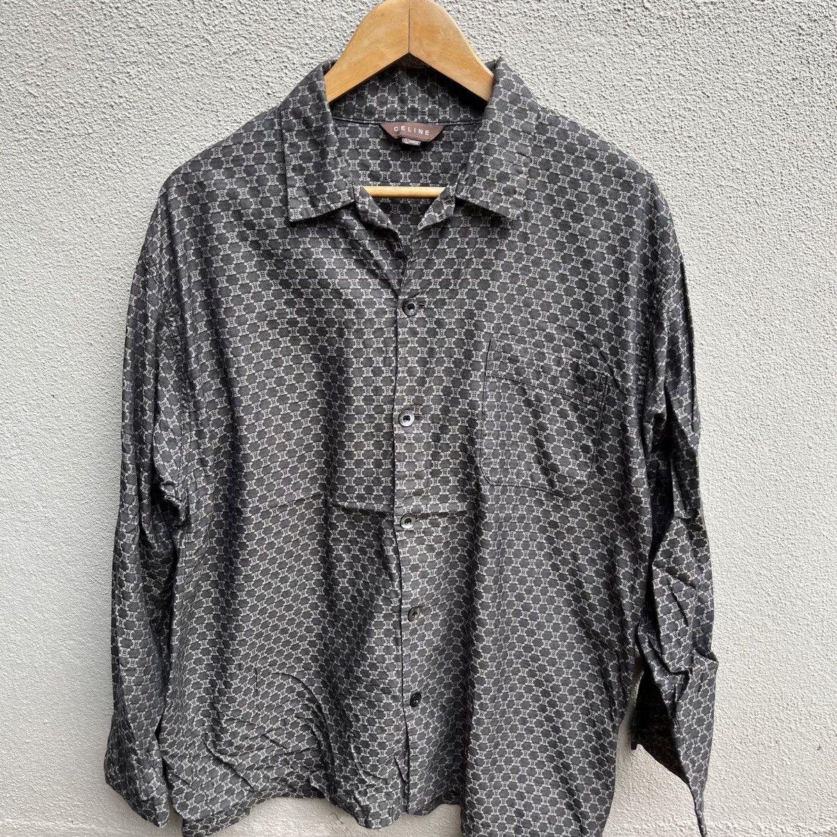 Celine CELINE monogram shirt Size US L / EU 52-54 / 3 - 2 Thumbnail