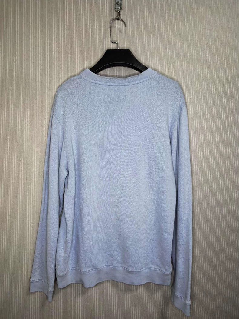 Loewe LOEWE Sky blue embroidered gold logo round collar hoodie Size M / US 6-8 / IT 42-44 - 2 Thumbnail