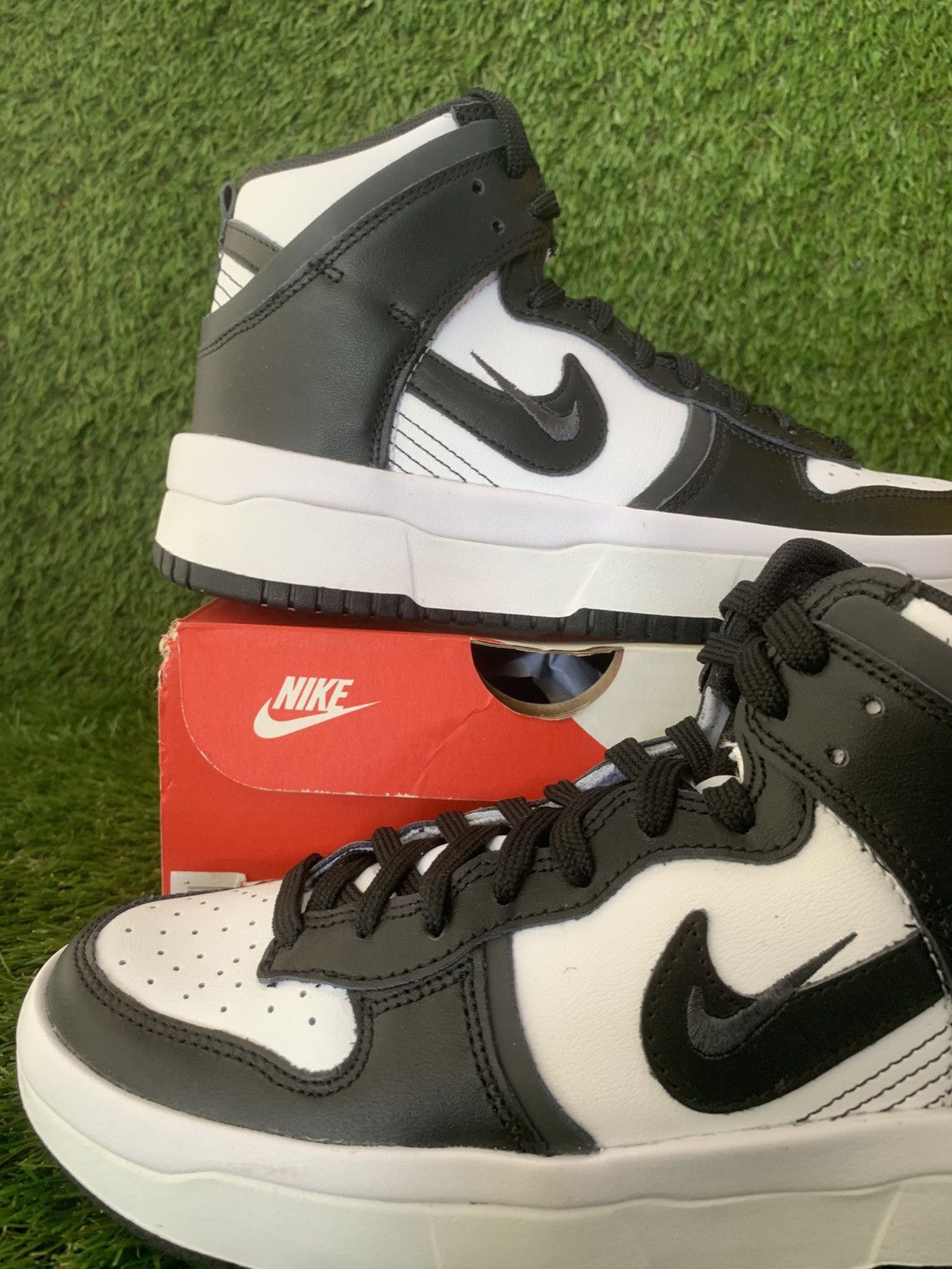Nike Nike Dunk High Up "Panda" Women's Size US 6.5 / IT 36.5 - 3 Thumbnail