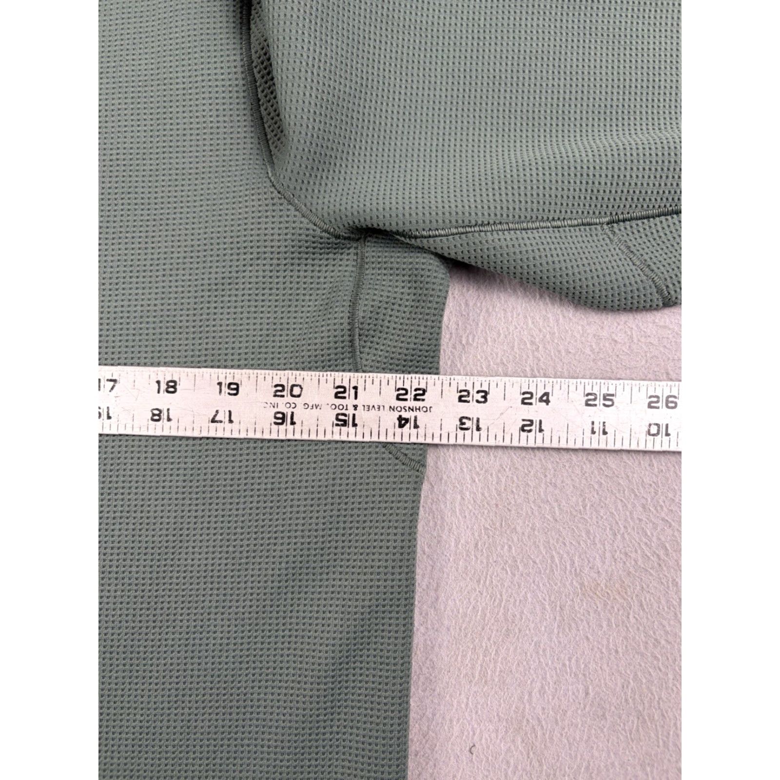 Lululemon Lululemon Shirt Mens Large Green Long Sleeve Waffle Thermal Crewneck Athletic Size US L / EU 52-54 / 3 - 5 Thumbnail