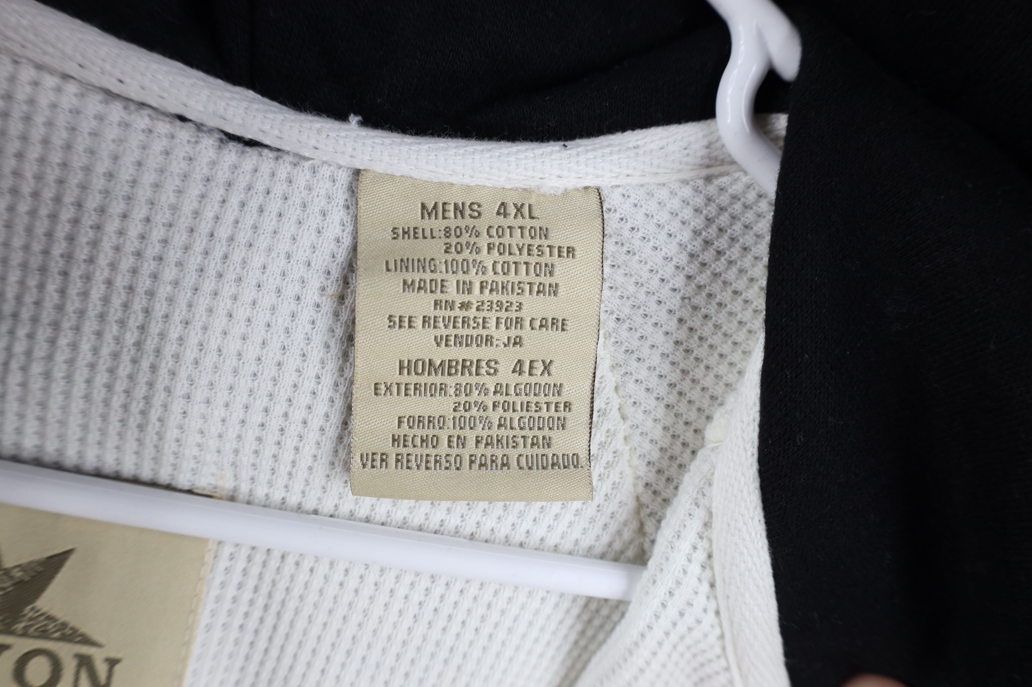Vintage Deadstock Vintage Y2K Streetwear Lined Full Zip Hoodie Size US XXL / EU 58 / 5 - 8 Thumbnail